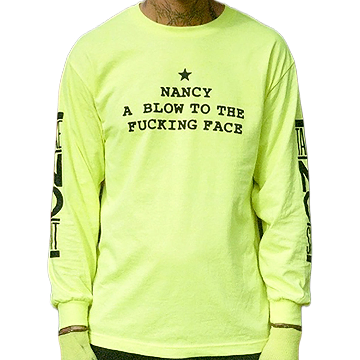 Nancy No Shit Long Sleeve Lime