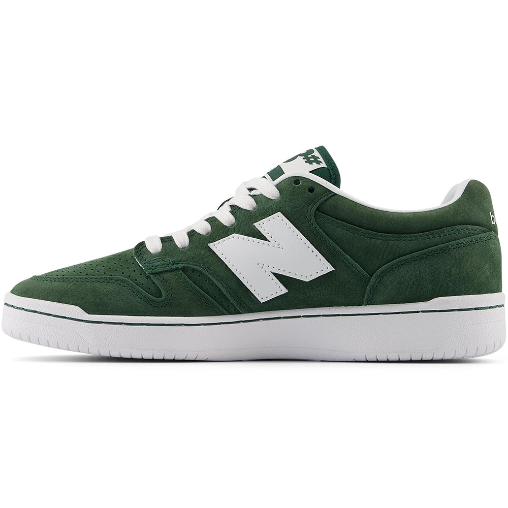 New Balance Numeric 480 Shoes Forest Green/White