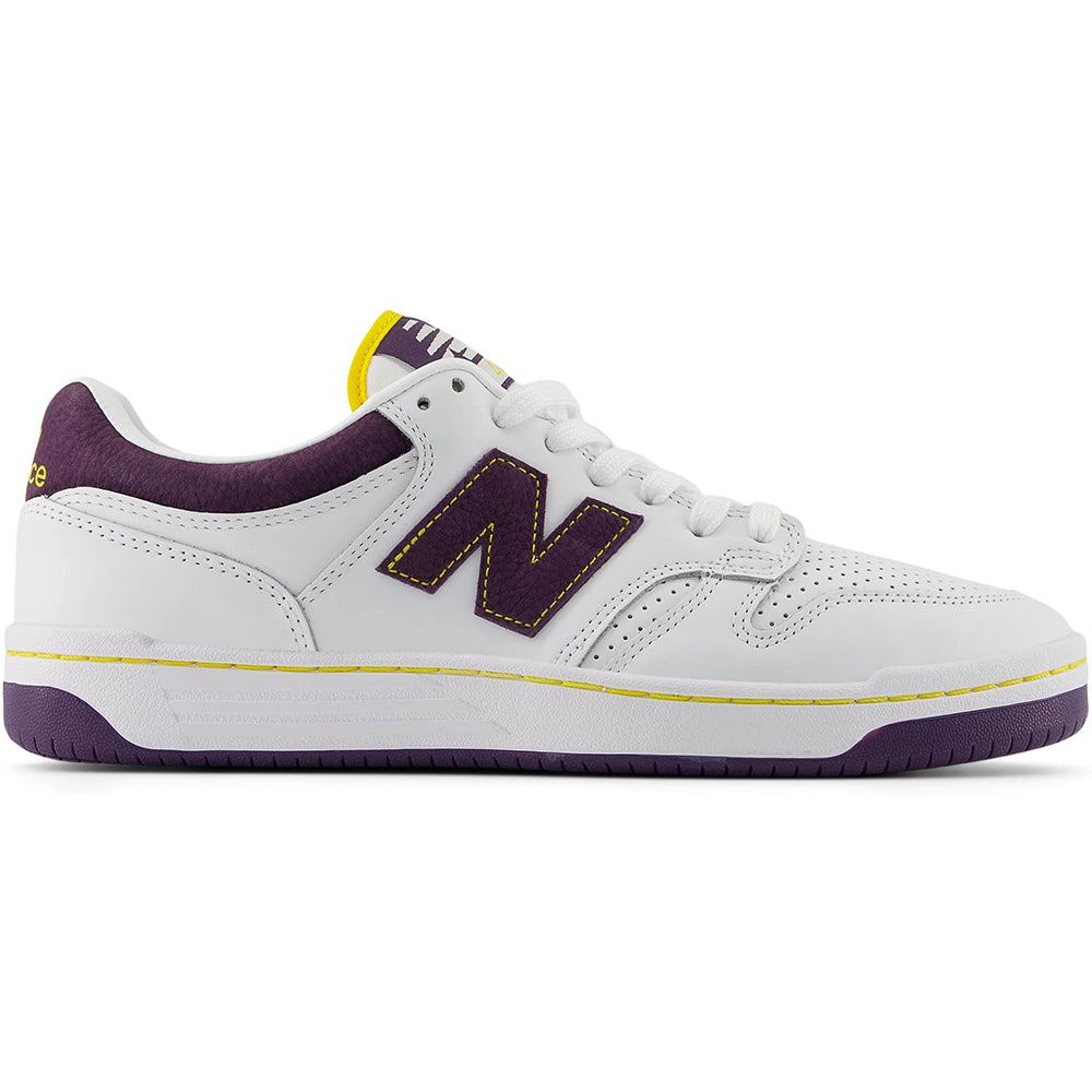 New Balance Numeric 480 Shoes White/Purple