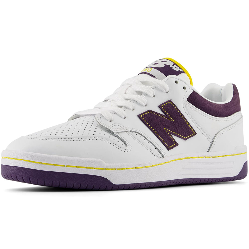 New Balance Numeric 480 Shoes White/Purple