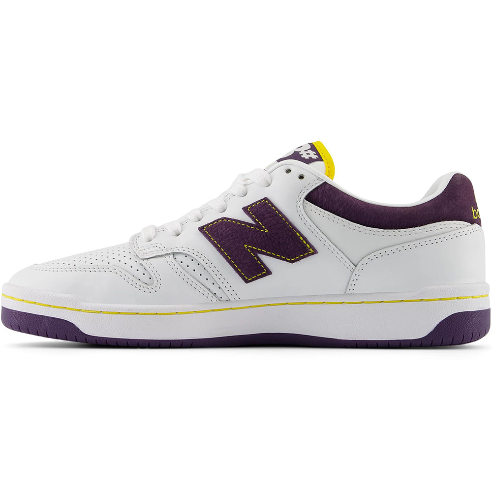 New Balance Numeric 480 Shoes White/Purple