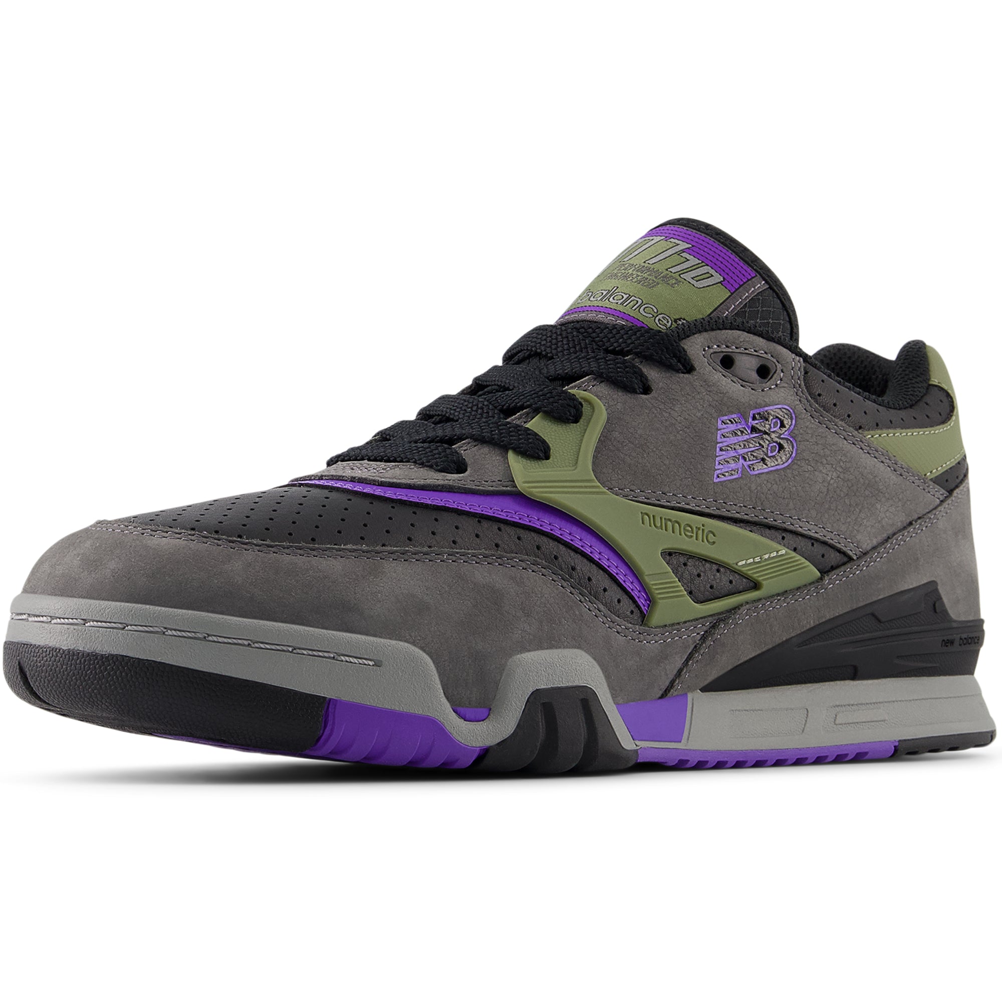 New Balance Numeric 770 Shoes Grey/Black/Purple