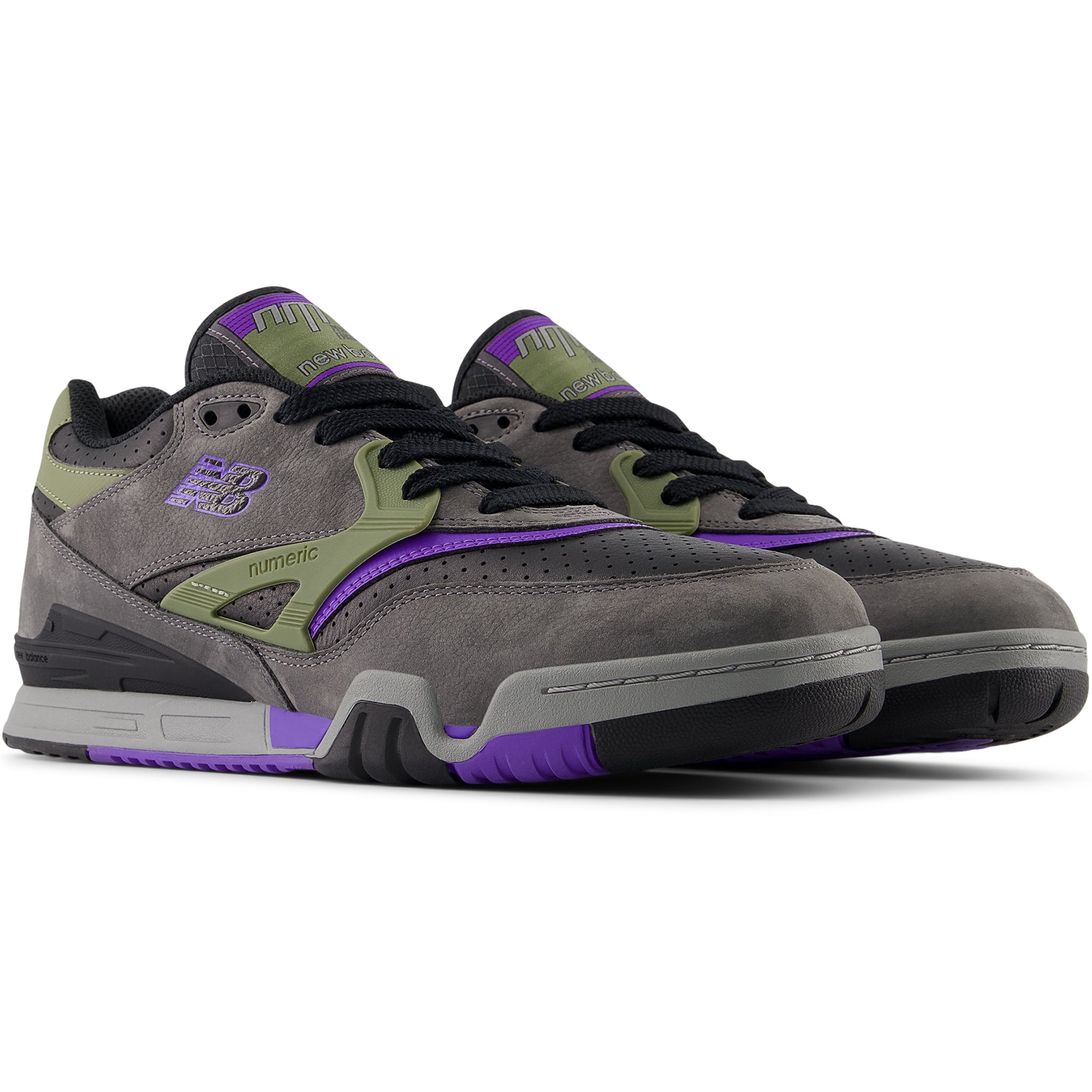 New Balance Numeric 770 Shoes Grey/Black/Purple