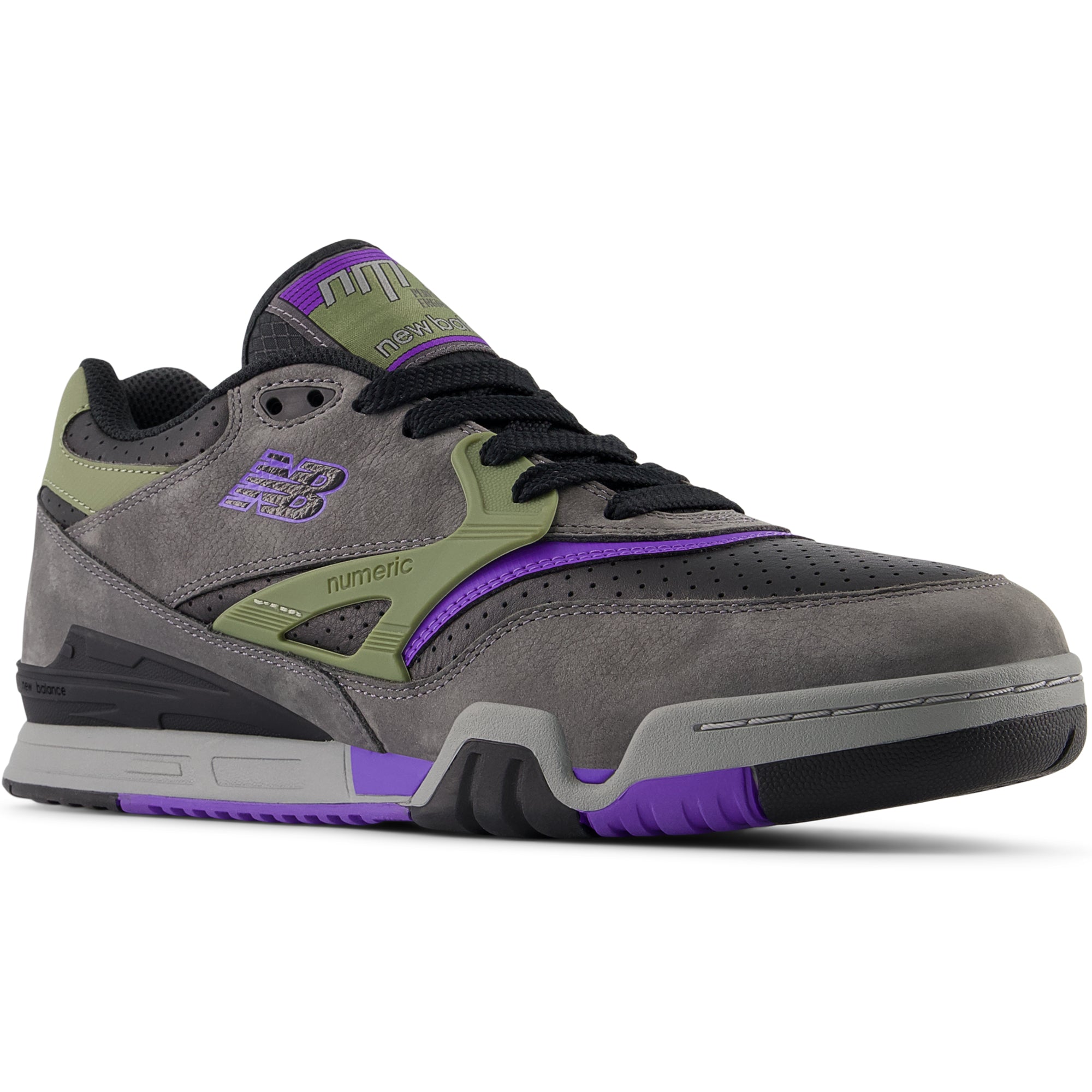 New Balance Numeric 770 Shoes Grey/Black/Purple