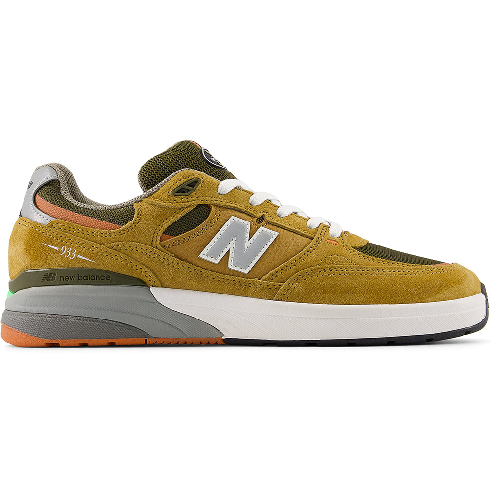 New Balance Numeric Andrew Reynolds 933 Shoes Camel/Dark Brown