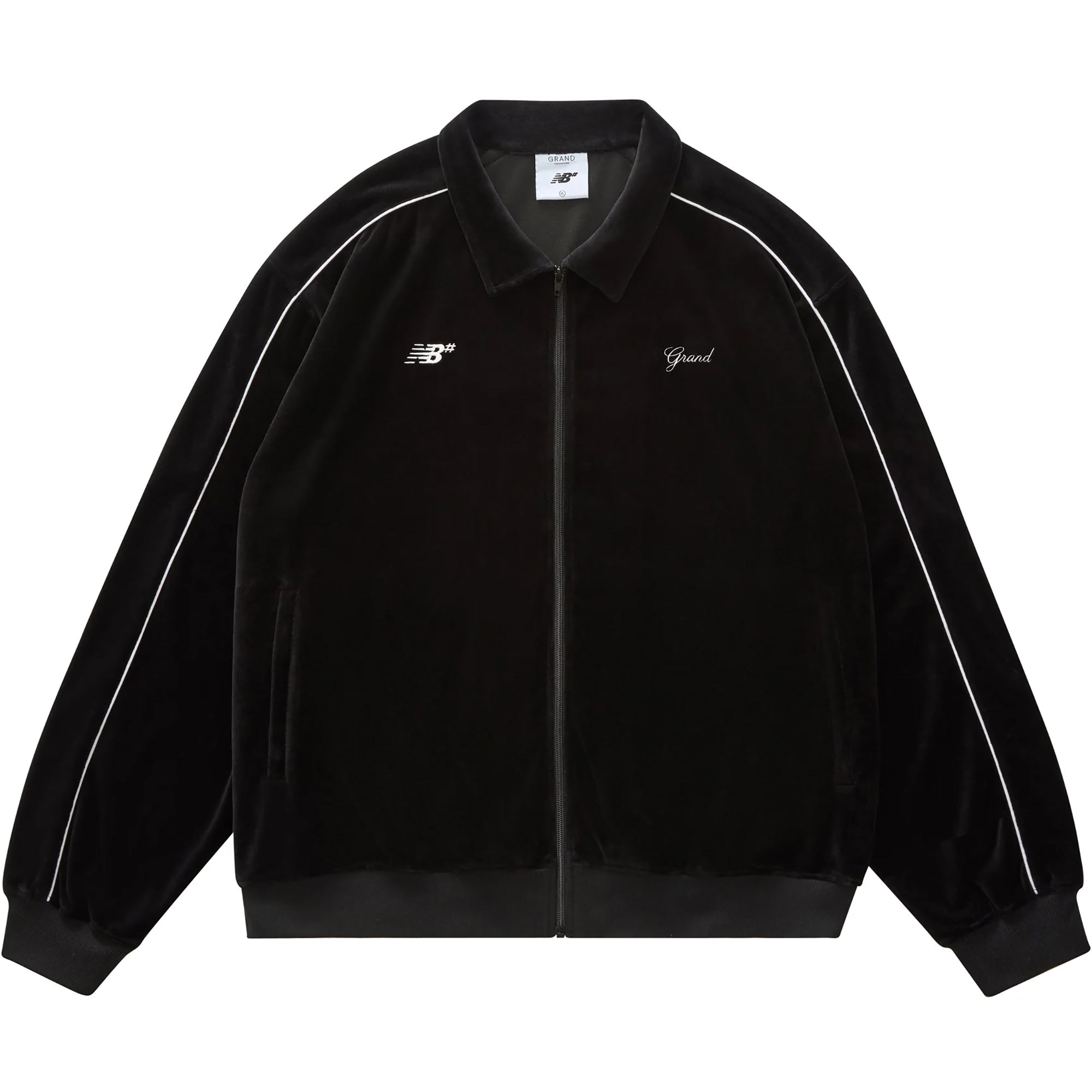 New Balance Numeric x Grand Collection Velour Track Jacket Black