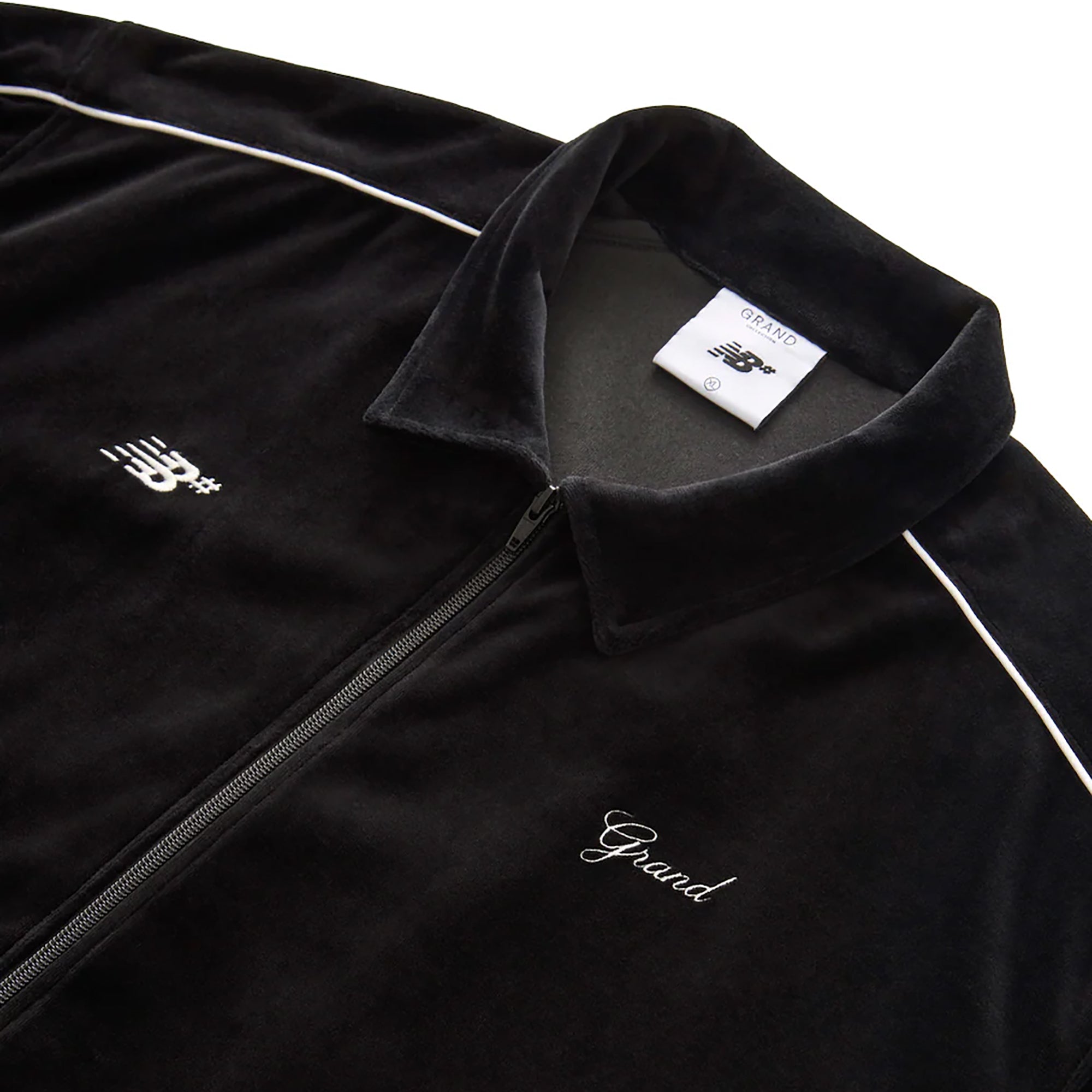New Balance Numeric x Grand Collection Velour Track Jacket Black