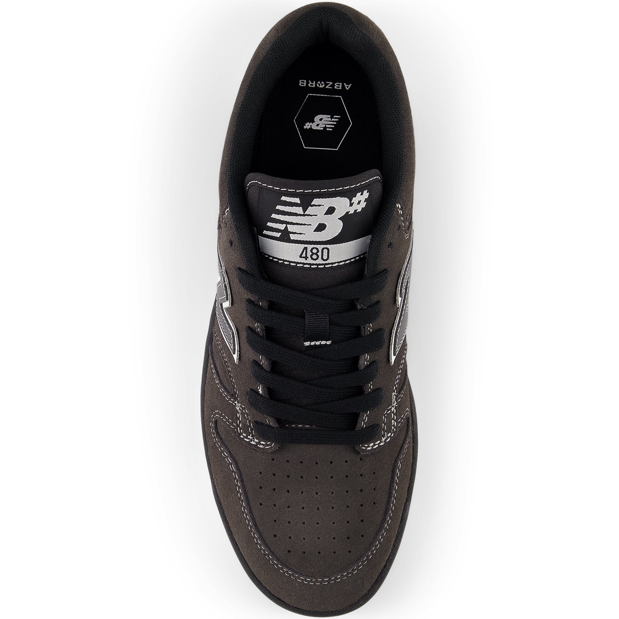 New Balance Numeric 480 Shoes Dark Grey/Black Cement