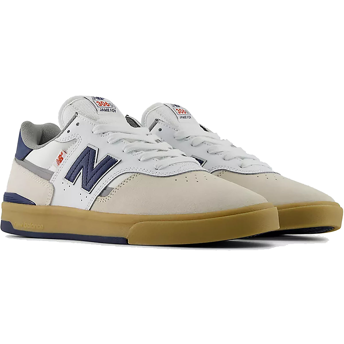 New Balance Numeric Jamie Foy 306C Shoes White/NB Navy