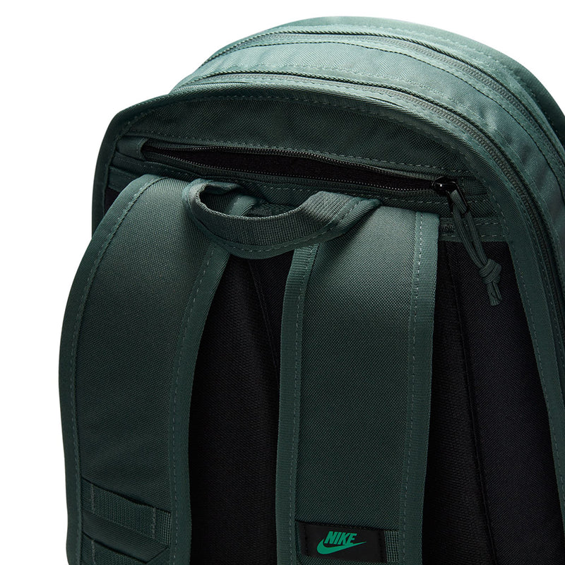 Black and hotsell green nike backpack