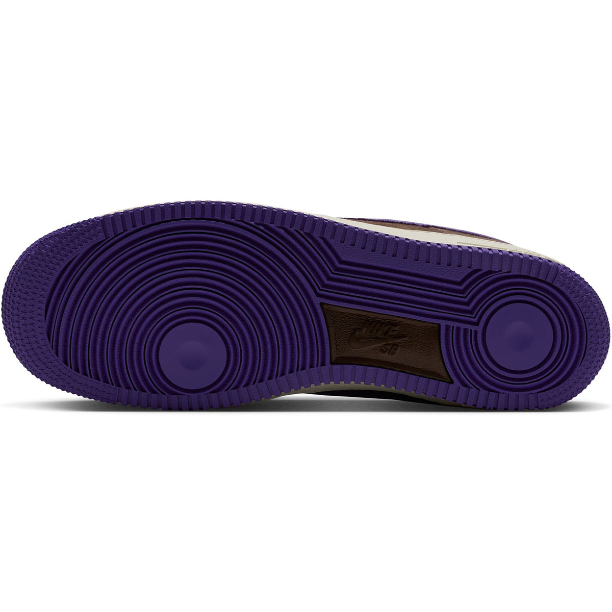 Nike SB Air Force 1 SE Shoes Light Chocolate/Court Purple-Sail