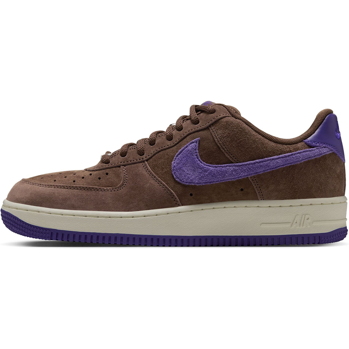 Nike SB Air Force 1 SE Shoes Light Chocolate/Court Purple-Sail