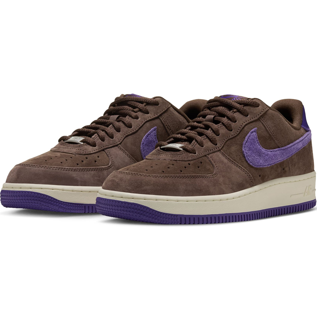 Nike SB Air Force 1 SE Shoes Light Chocolate/Court Purple-Sail