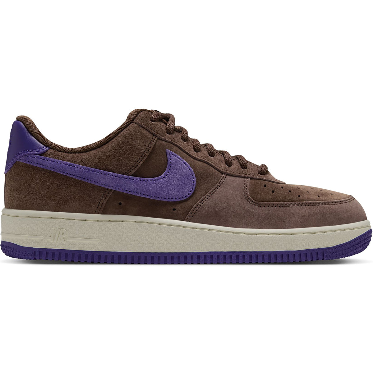 Nike SB Air Force 1 SE Shoes Light Chocolate/Court Purple-Sail