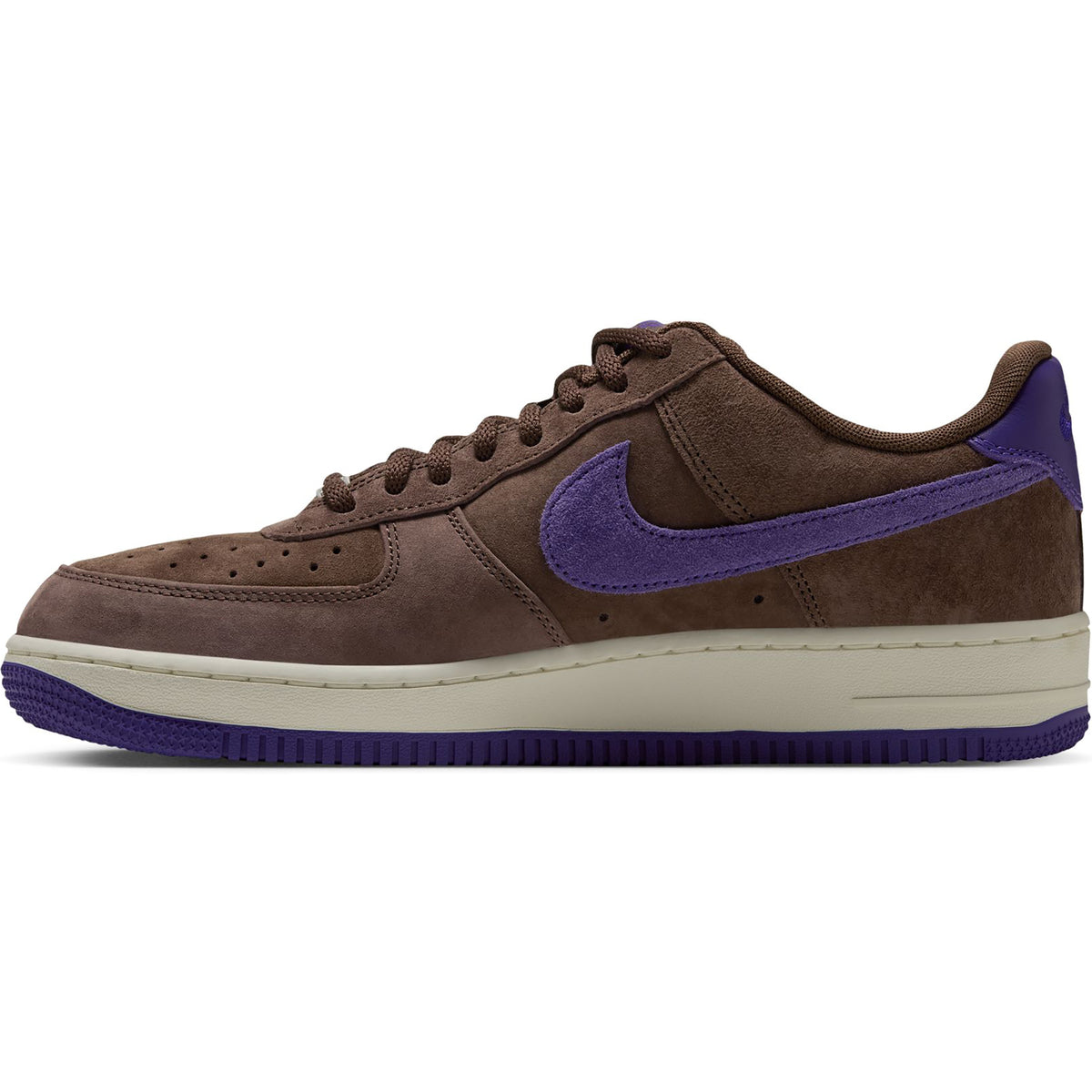Nike SB Air Force 1 SE Shoes Light Chocolate/Court Purple-Sail