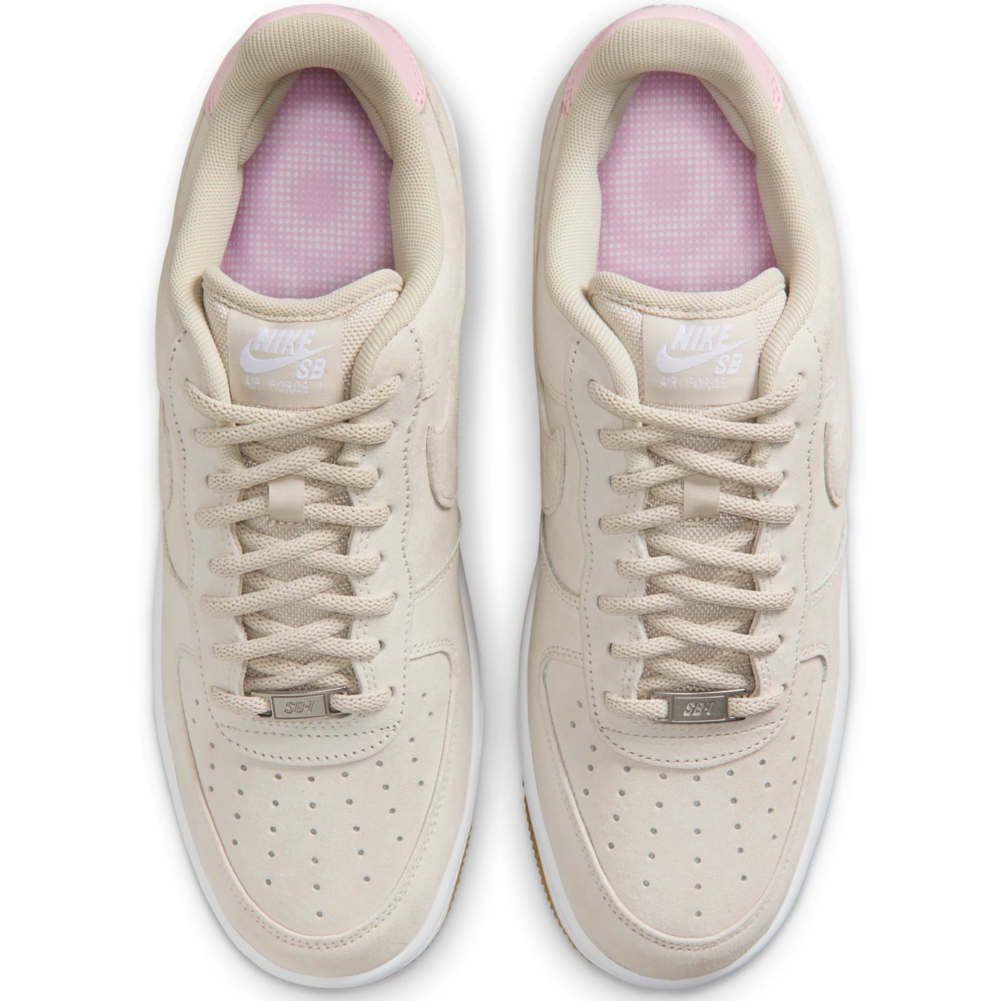 Nike SB Air Force 1 Shoes Light Orewood Brown/Light Orewood Brown-White