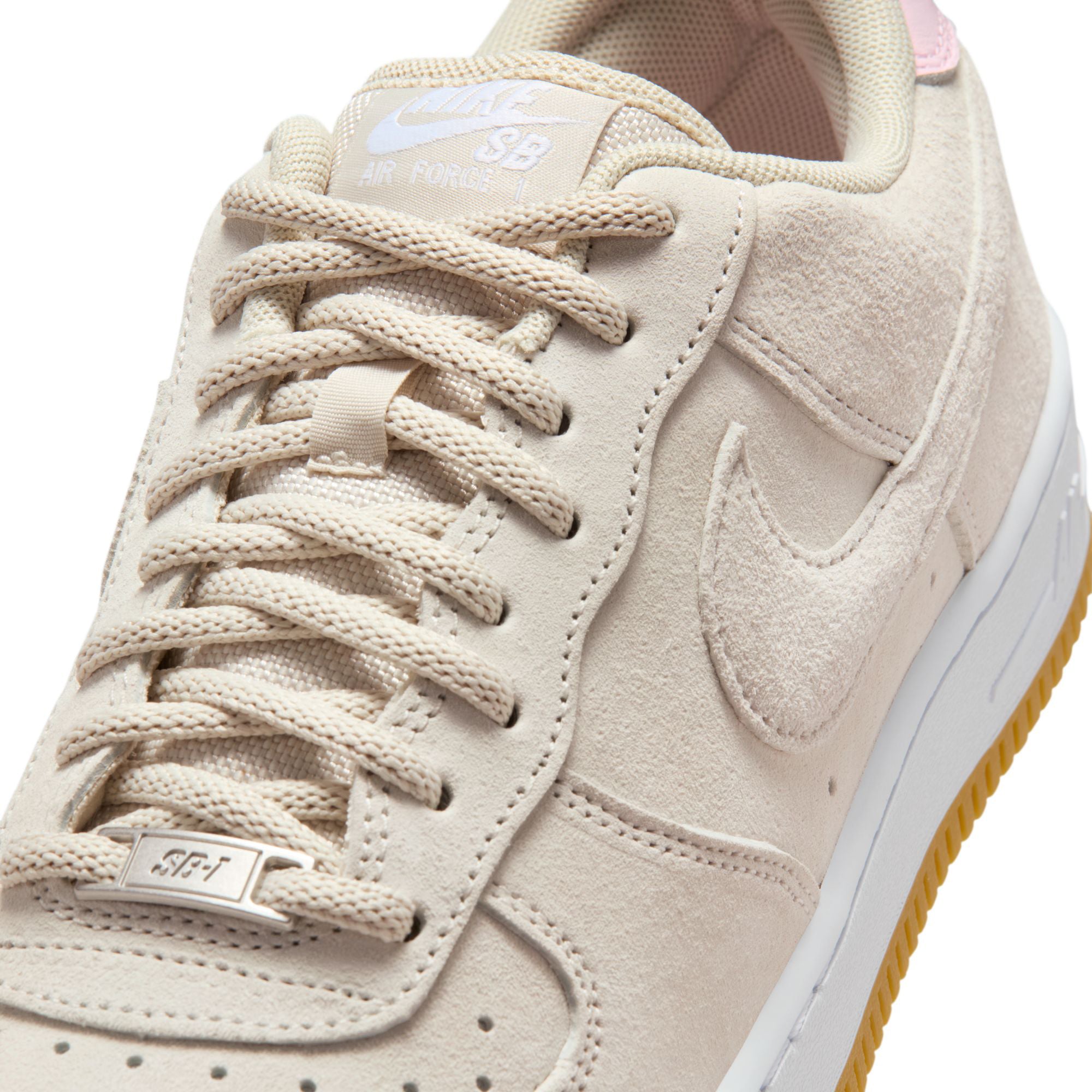 Nike SB Air Force 1 Shoes Light Orewood Brown/Light Orewood Brown-White