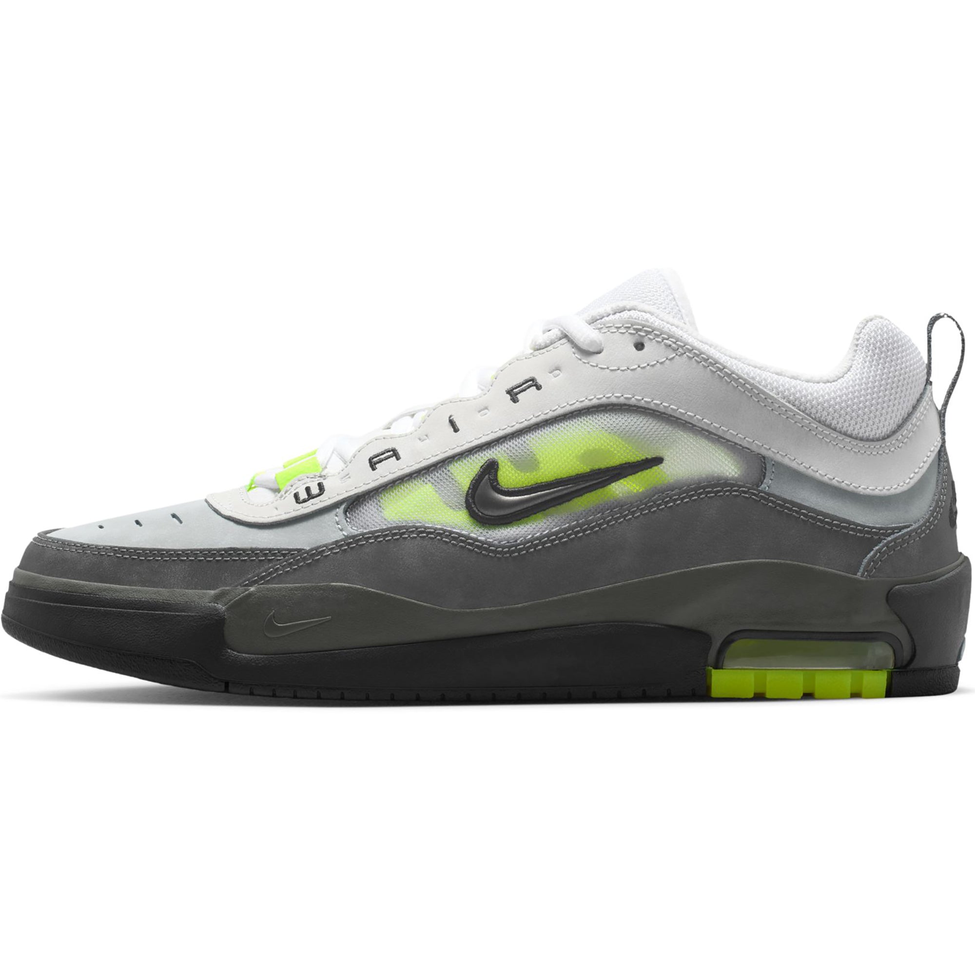 Nike SB Air Max Ishod Wair Shoes Black/Neon Yellow-Anthracite-Light Graphite