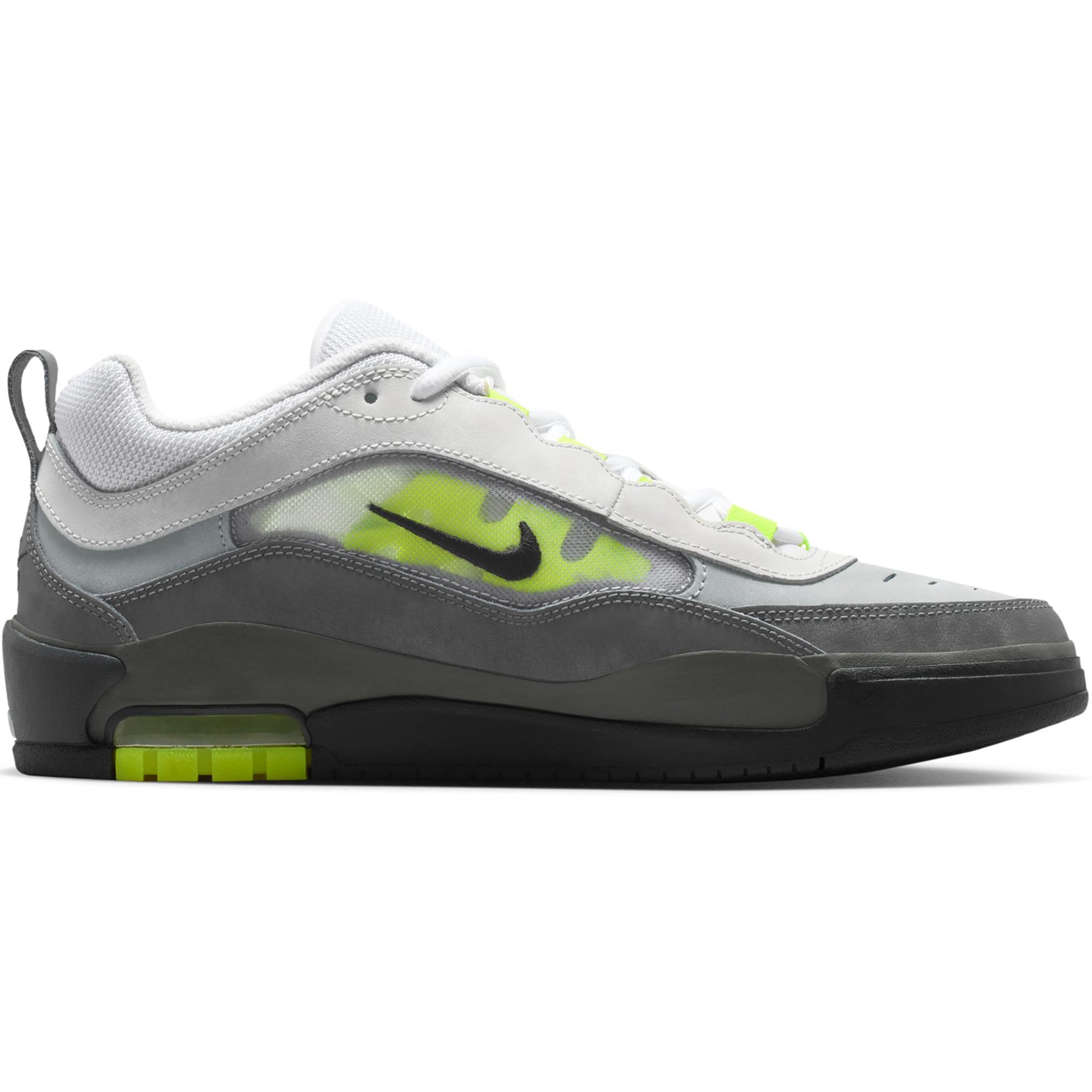 Nike SB Air Max Ishod Wair Shoes Black/Neon Yellow-Anthracite-Light Graphite