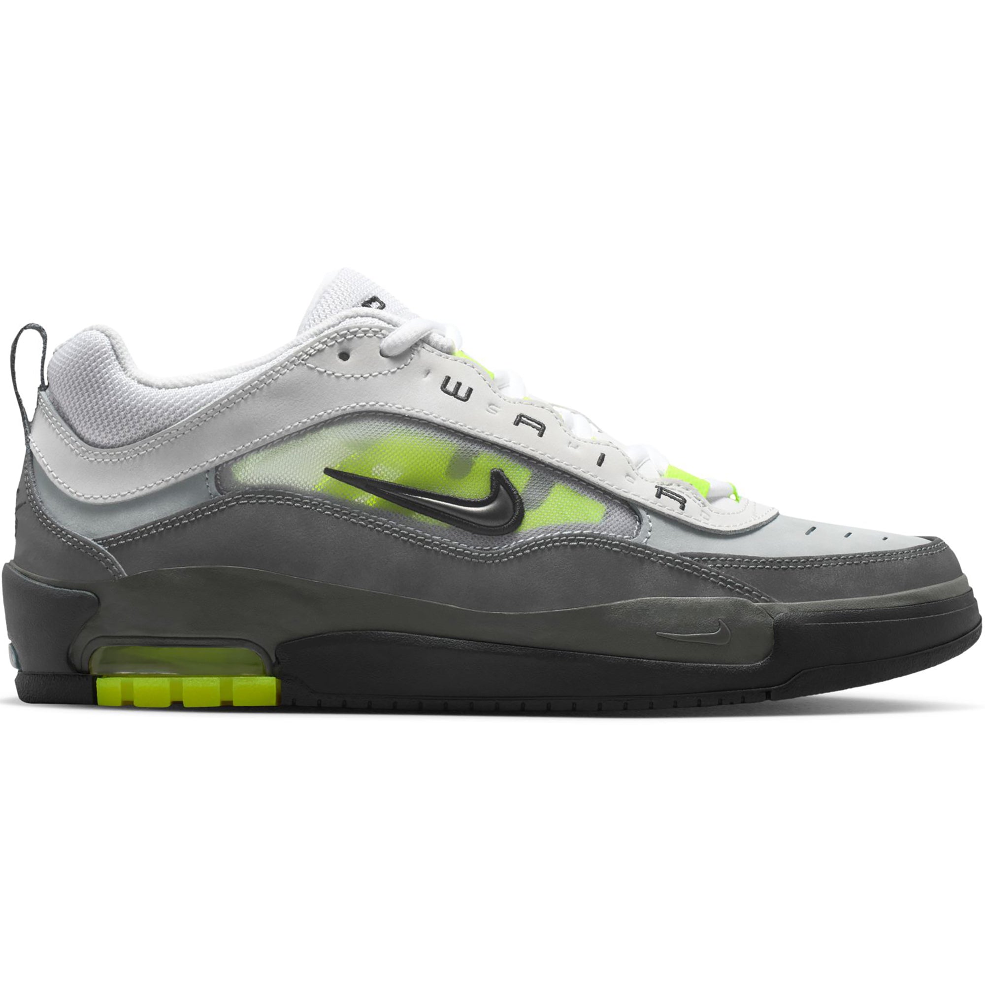 Nike SB Air Max Ishod Wair Shoes Black/Neon Yellow-Anthracite-Light Graphite