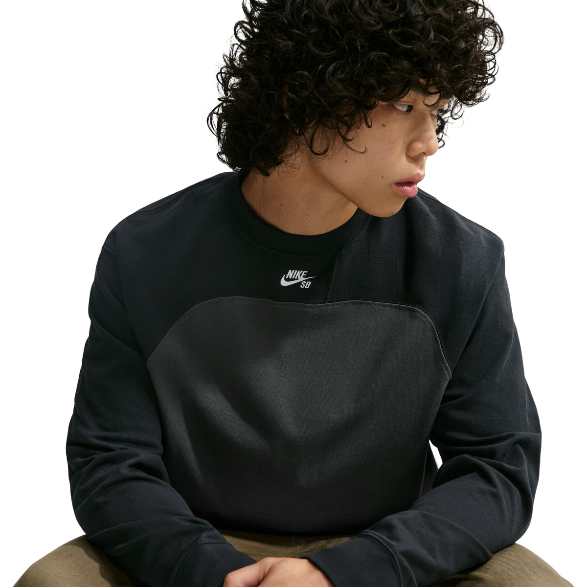 Nike SB Airmail Skate Long Sleeve Top Anthracite/Black/White