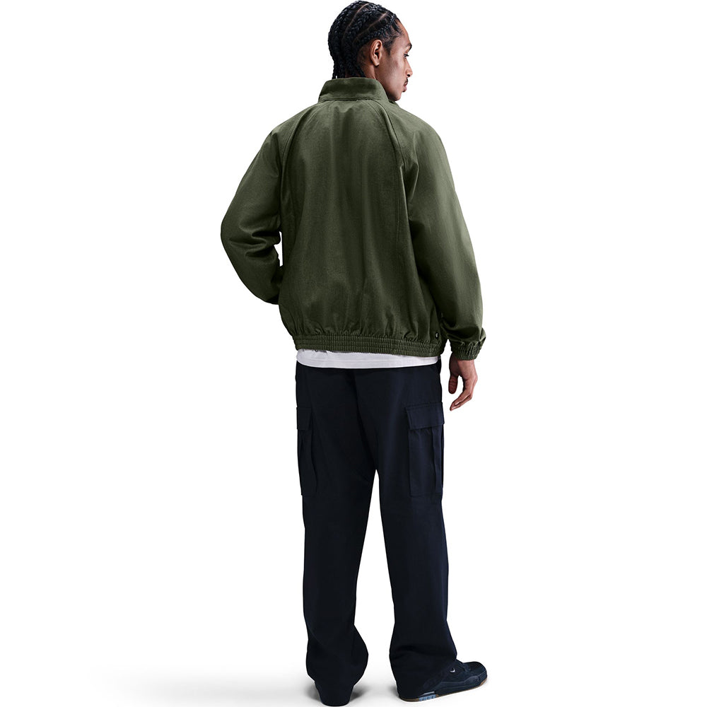 Nike SB Denim Full-Zip Track Jacket Medium Olive/White