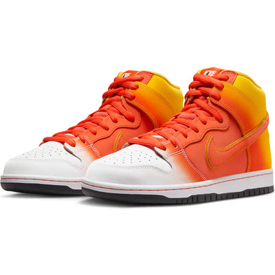 Nike SB Dunk High Pro Shoes Amarillo/Orange-White-Black
