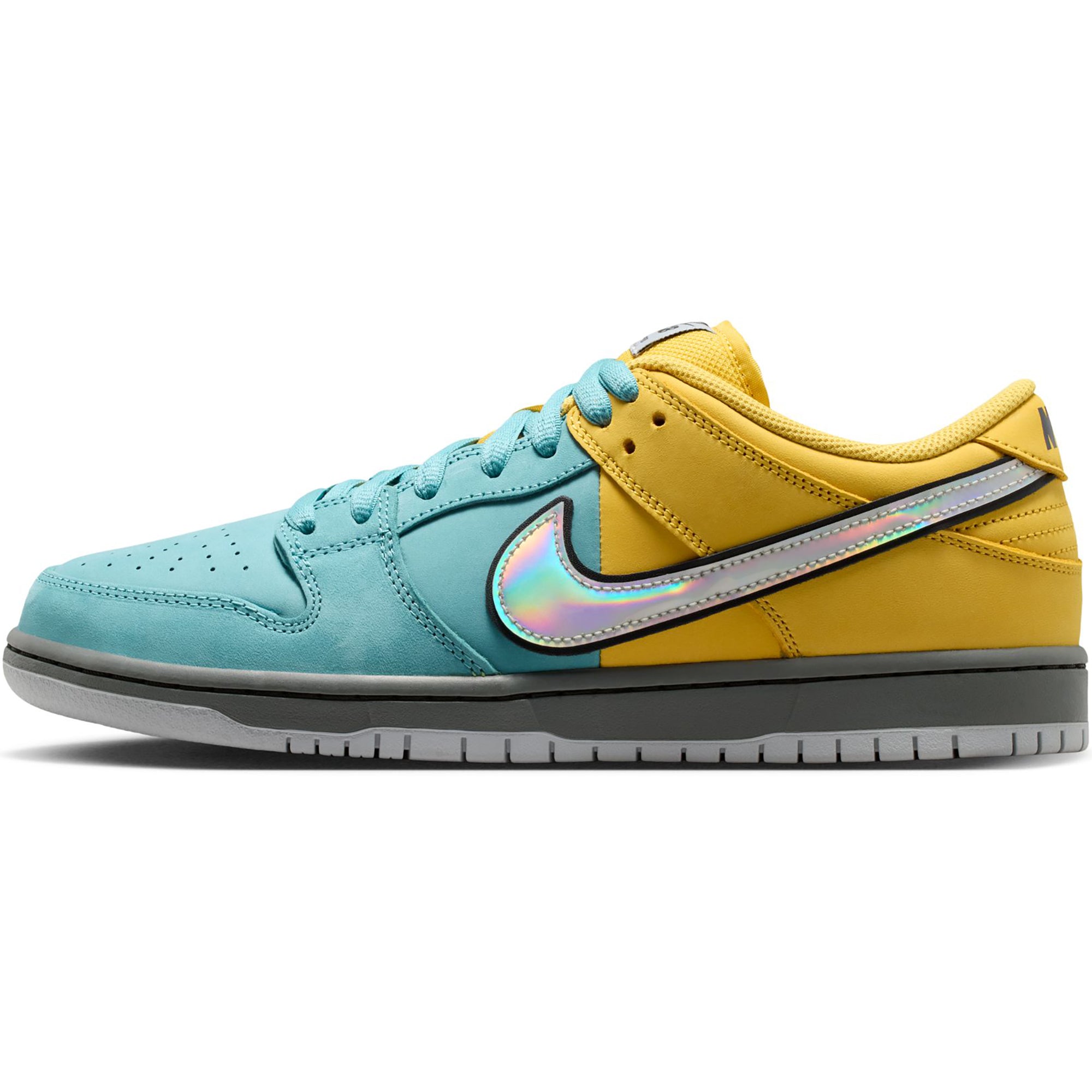 Nike SB Dunk Low Pro "Fast Pass" Shoes Lightening/Wolf Grey-Denim Turquoise
