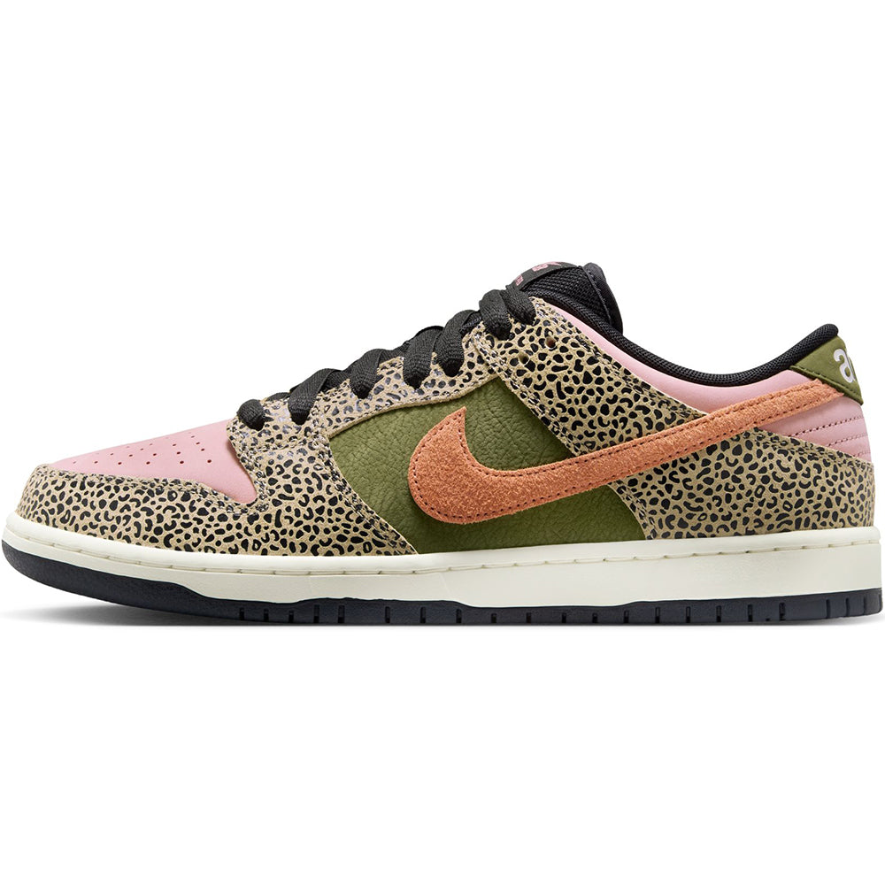 Nike SB Dunk Low Pro x Arts-Rec Shoes Khaki/Amber Brown-Rough Green-Rust Pink