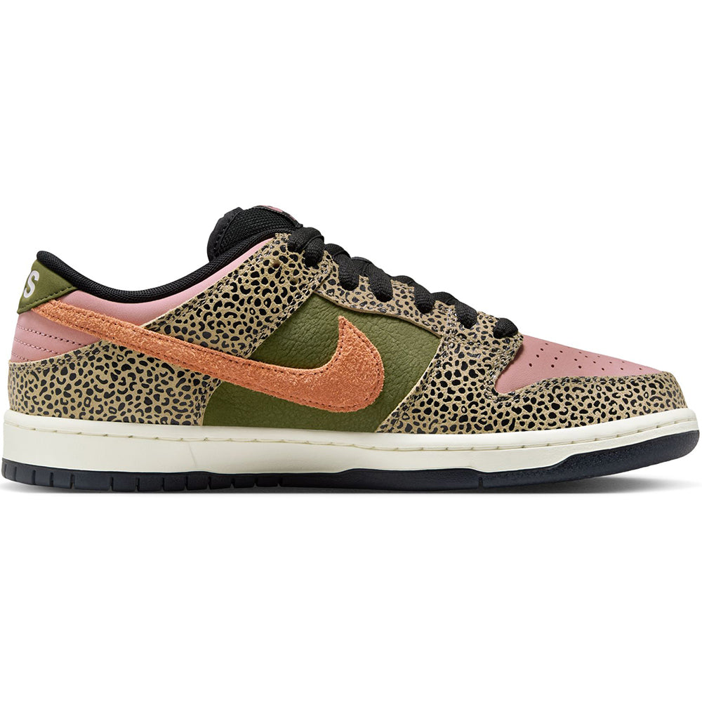 Nike SB Dunk Low Pro x Arts-Rec Shoes Khaki/Amber Brown-Rough Green-Rust Pink