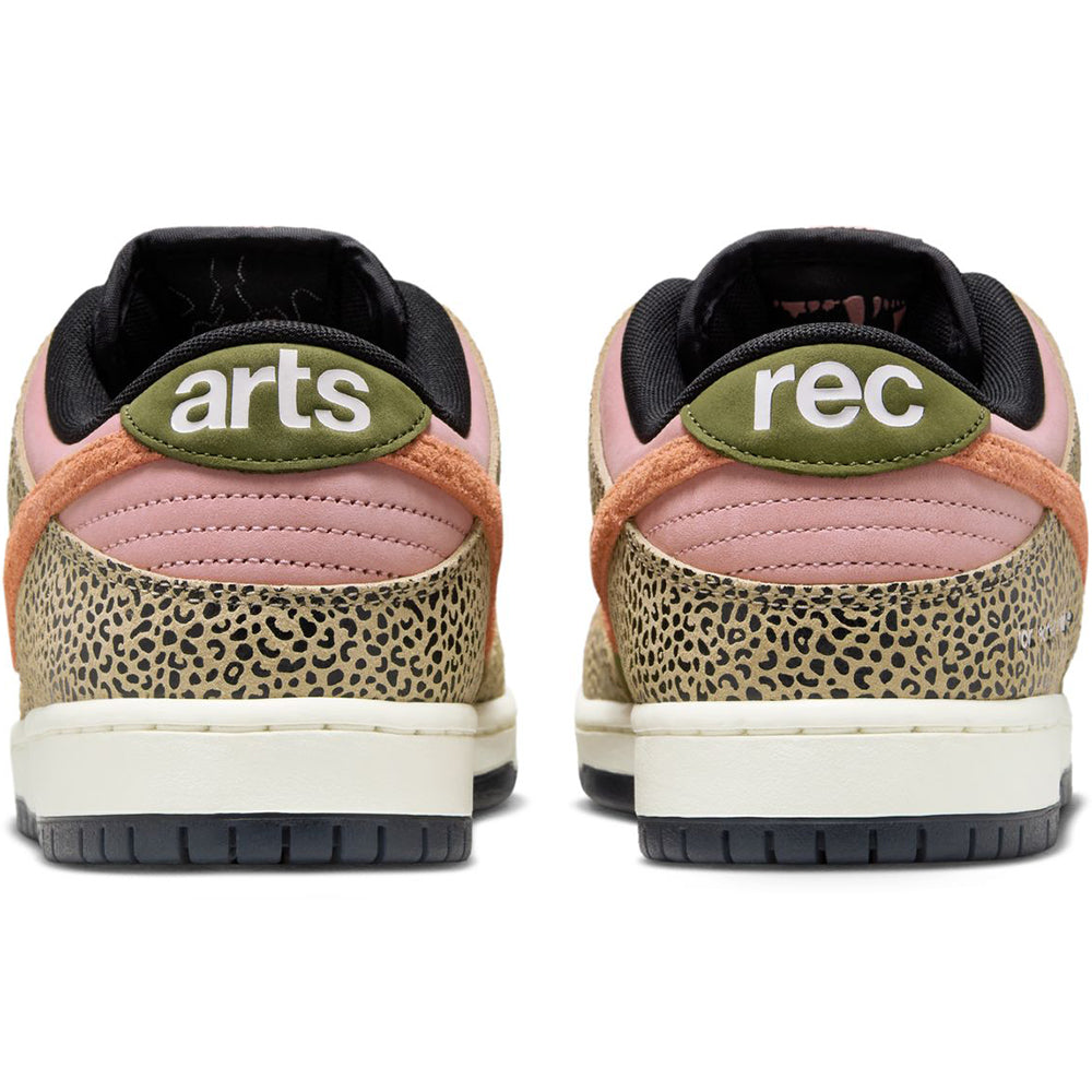 Nike SB Dunk Low Pro x Arts-Rec Shoes Khaki/Amber Brown-Rough Green-Rust Pink