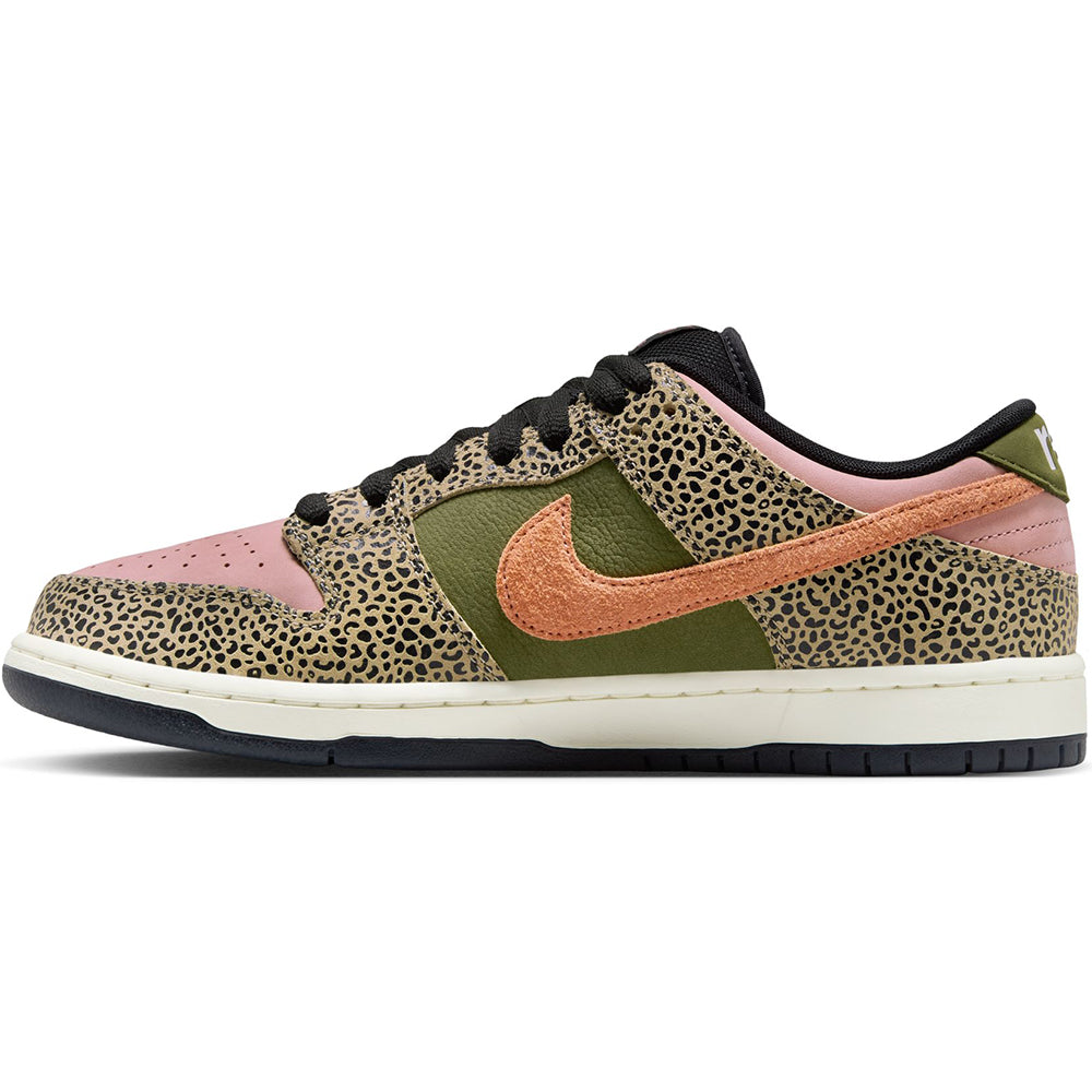Nike SB Dunk Low Pro x Arts-Rec Shoes Khaki/Amber Brown-Rough Green-Rust Pink