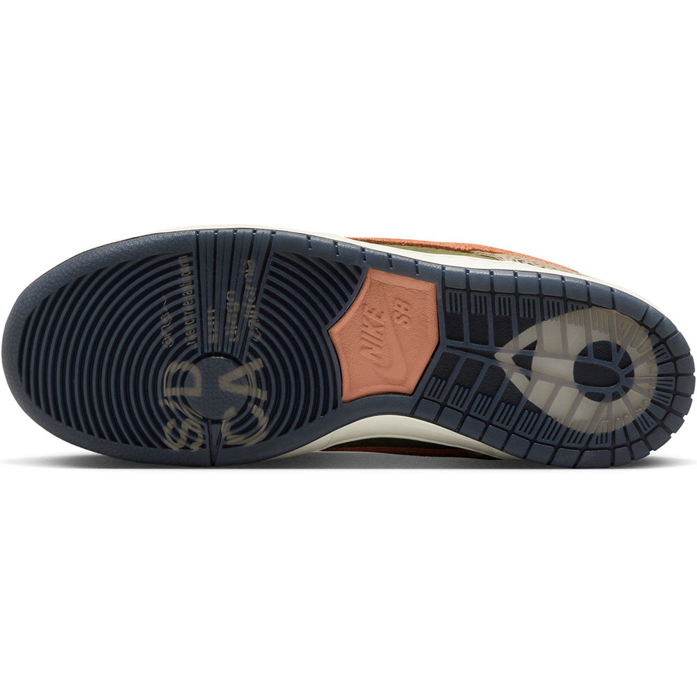Nike SB Dunk Low Pro x Arts-Rec Shoes Khaki/Amber Brown-Rough Green-Rust Pink