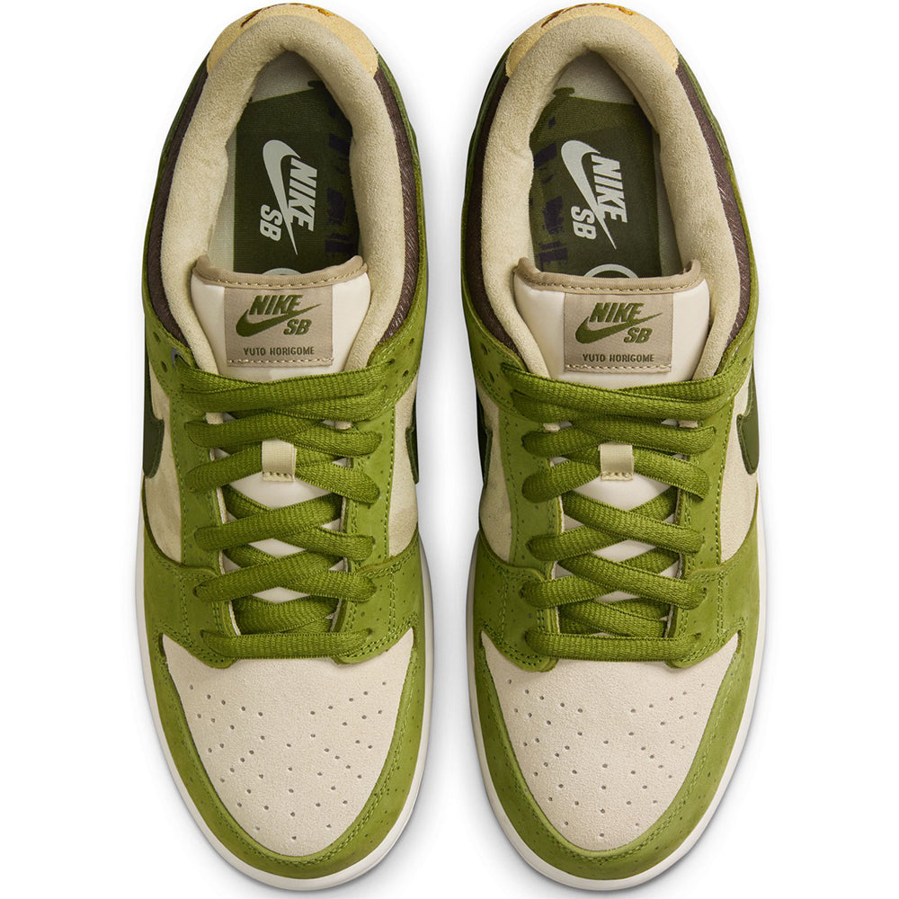 Nike SB Dunk Low Pro x Yuto Horigome Matcha Shoes Asparagus/Legion Green-Light Khaki