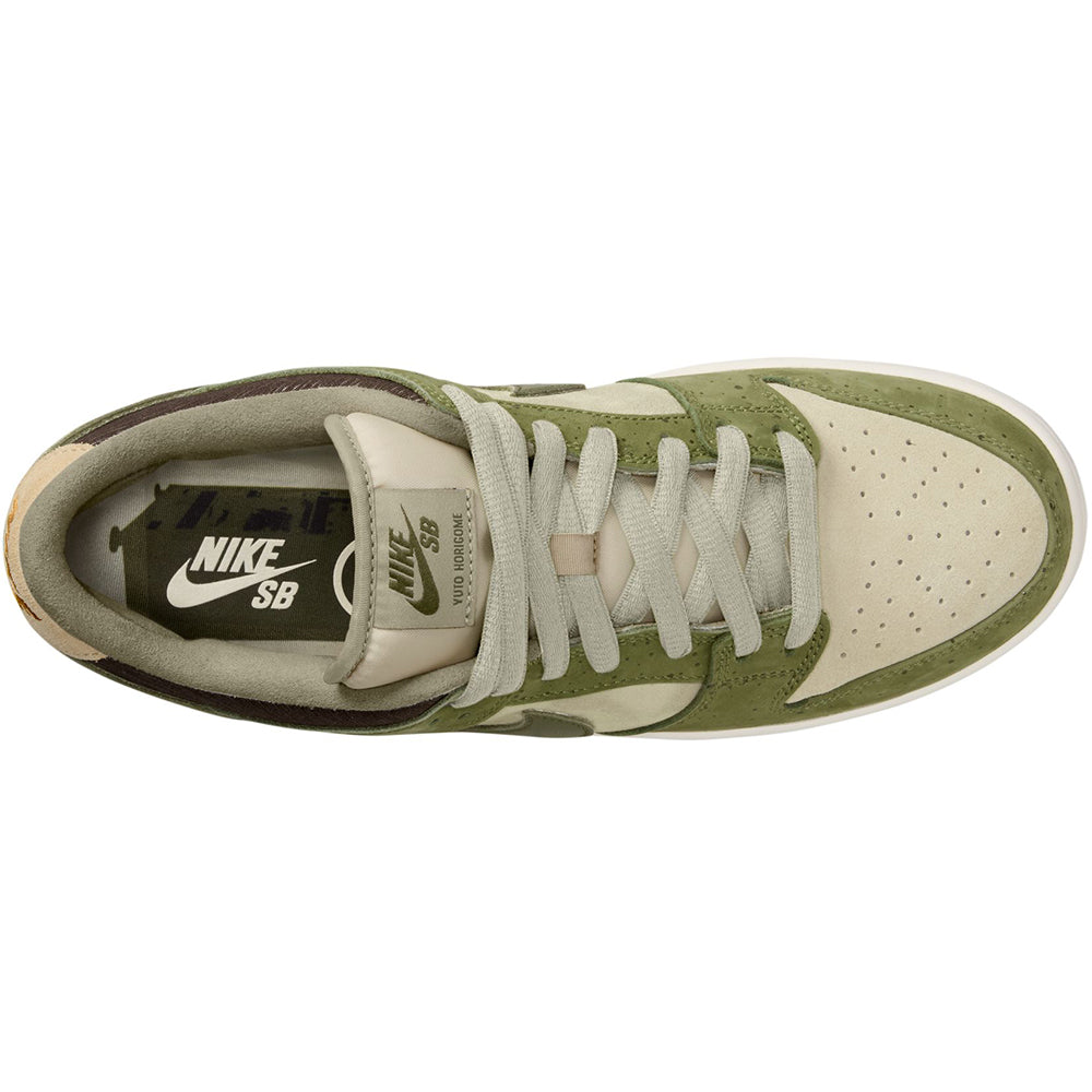 Nike SB Dunk Low Pro x Yuto Horigome Matcha Shoes Asparagus/Legion Green-Light Khaki