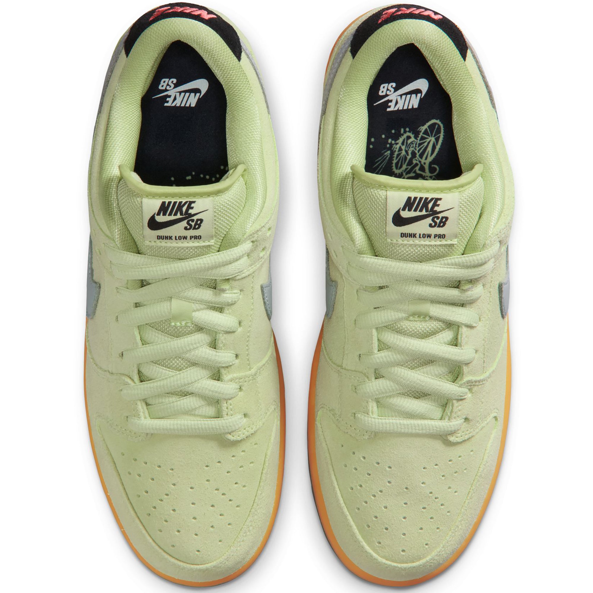 Nike SB Dunk Low "Verdugo Mountain" Shoes Light Liquid Lime/Wolf Grey-Black