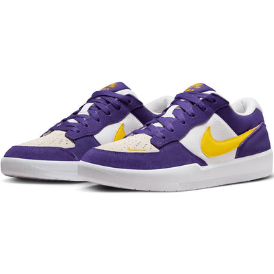 Nike SB Force 58 Shoes Court Purple/Amarillo-White-White