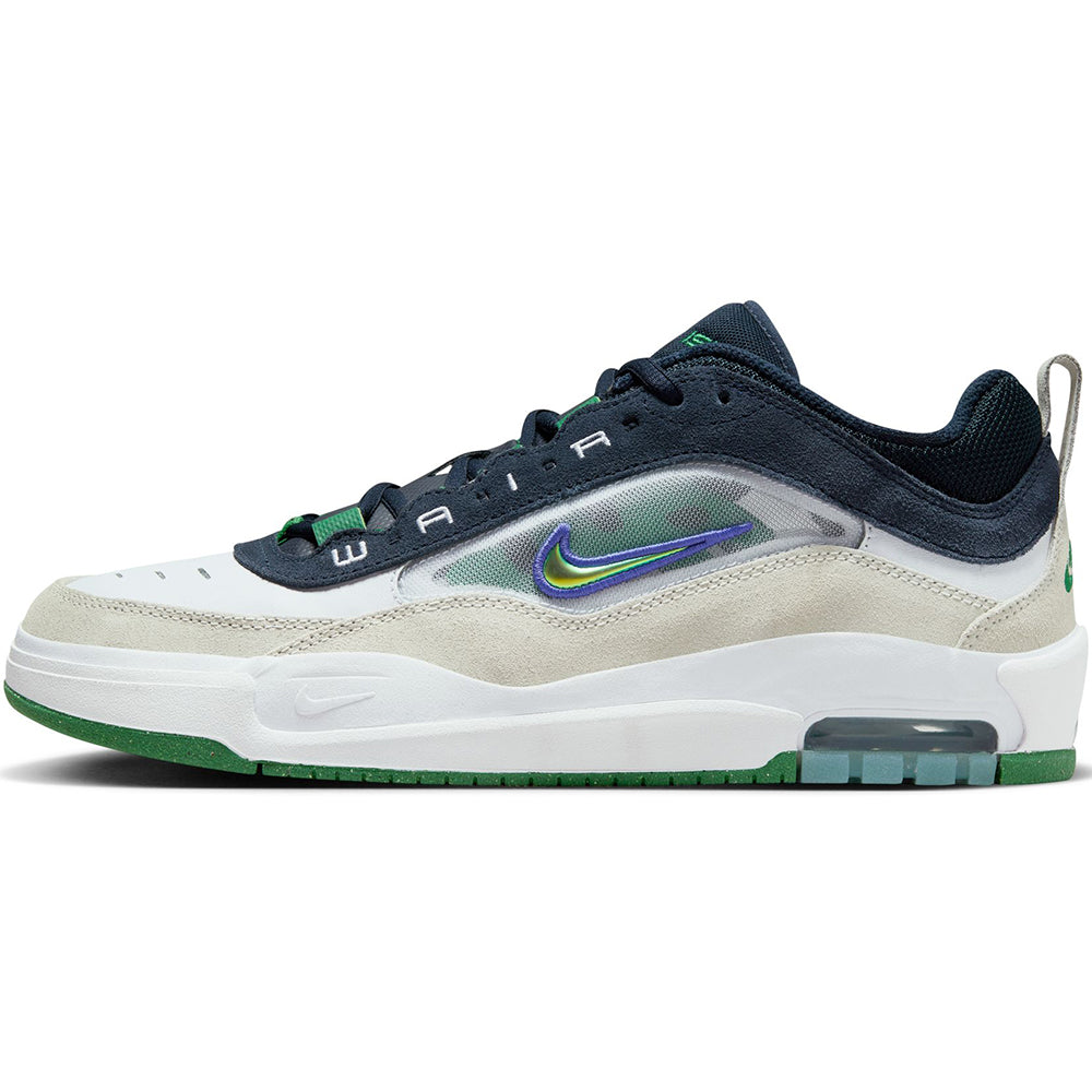 Nike SB Air Max Ishod Wair 2 Shoes White/Persian Violet-Obsidian-Pine Green