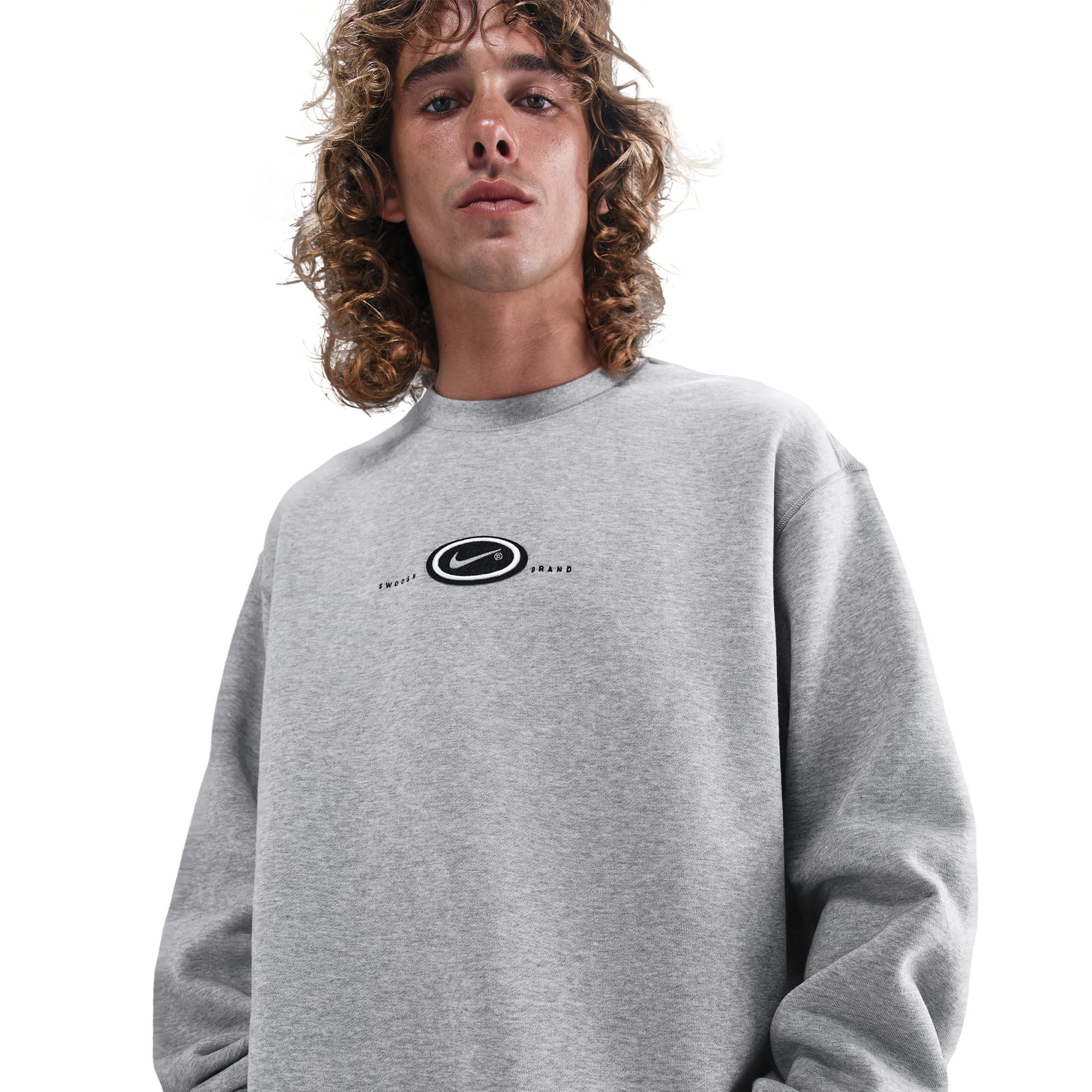 Nike SB Koston Fleece Crew Dark Grey Heather