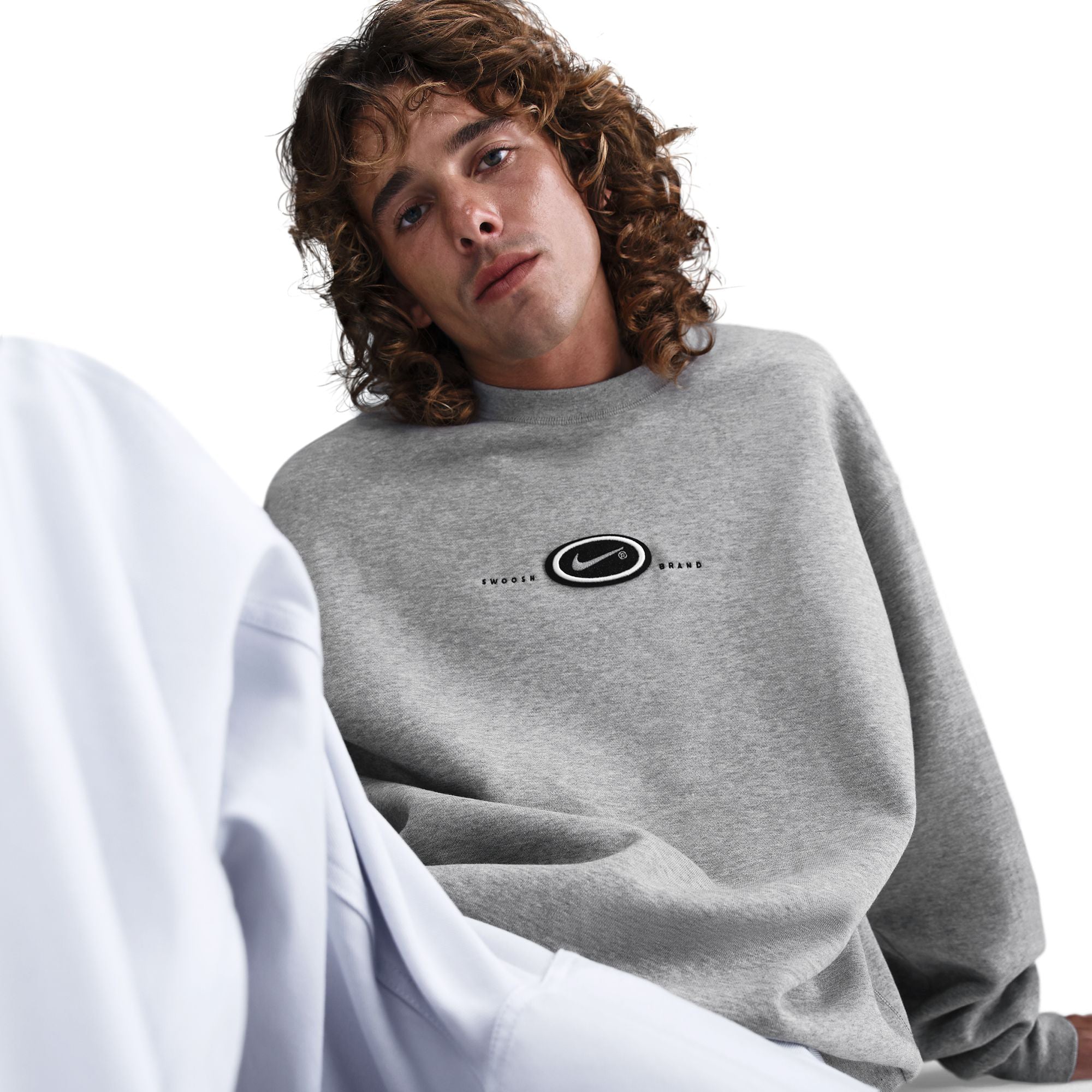 Nike SB Koston Fleece Crew Dark Grey Heather