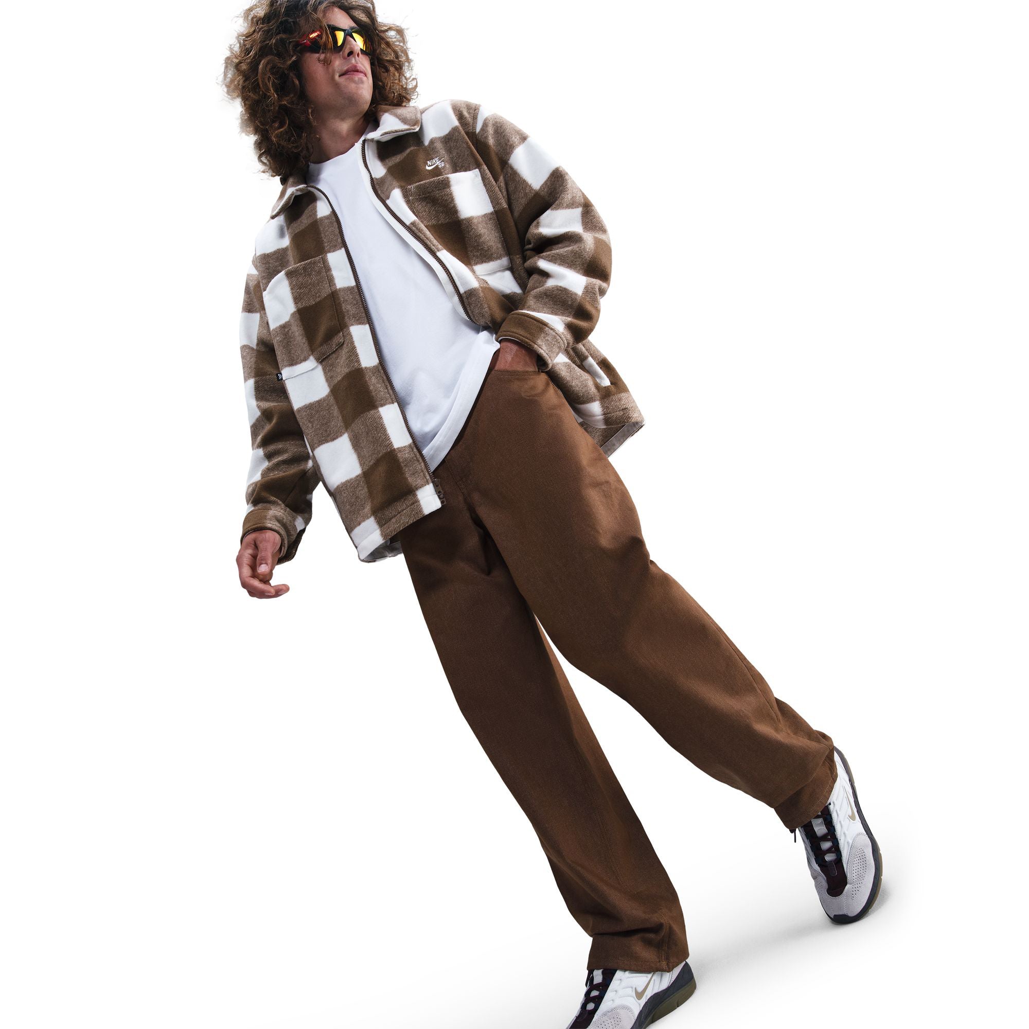 Nike SB Loose Denim Skate Pants Mosswood Brown