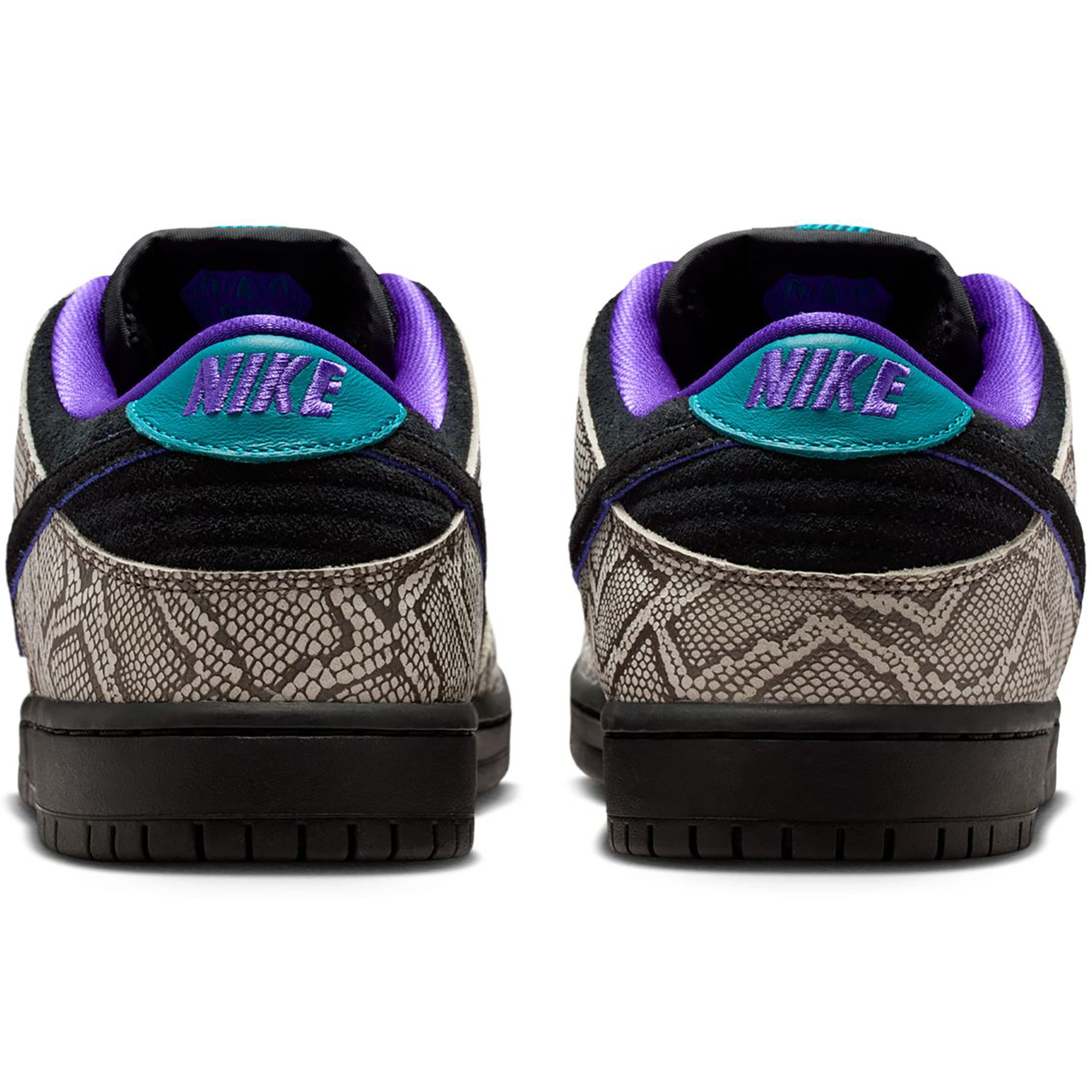 Nike SB Dunk Low Pro x Dashawn Jordan Shoes String/Black-Bright Spruce-Fierce Purple
