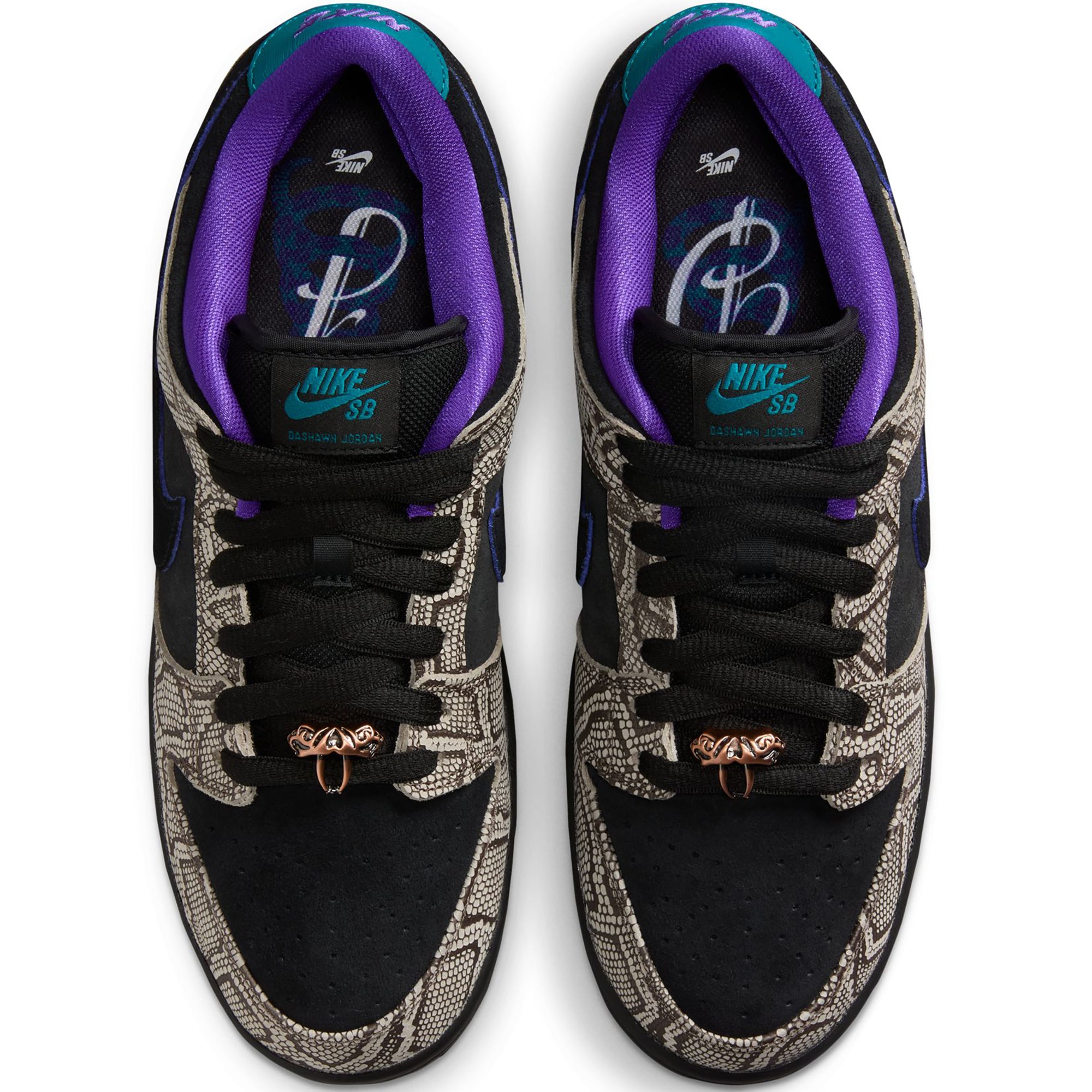 Nike SB Dunk Low Pro x Dashawn Jordan Shoes String/Black-Bright