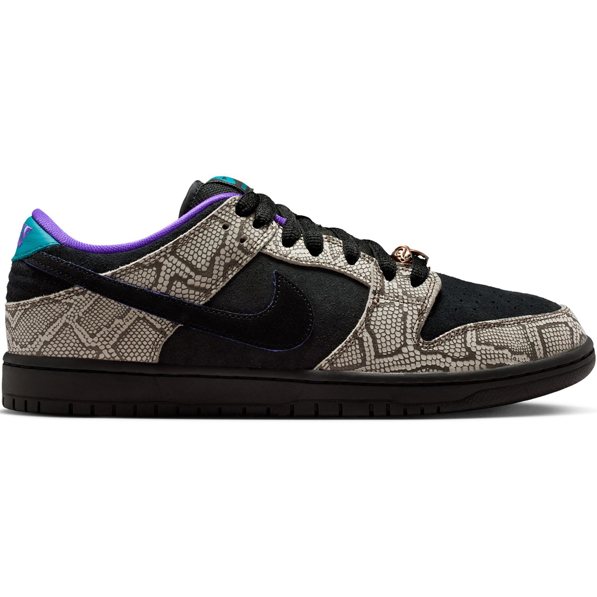 Nike SB Nike SB Dunk Low x Dashawn Jordan Shoes String/Black-Bright Spruce-Fierce Purple