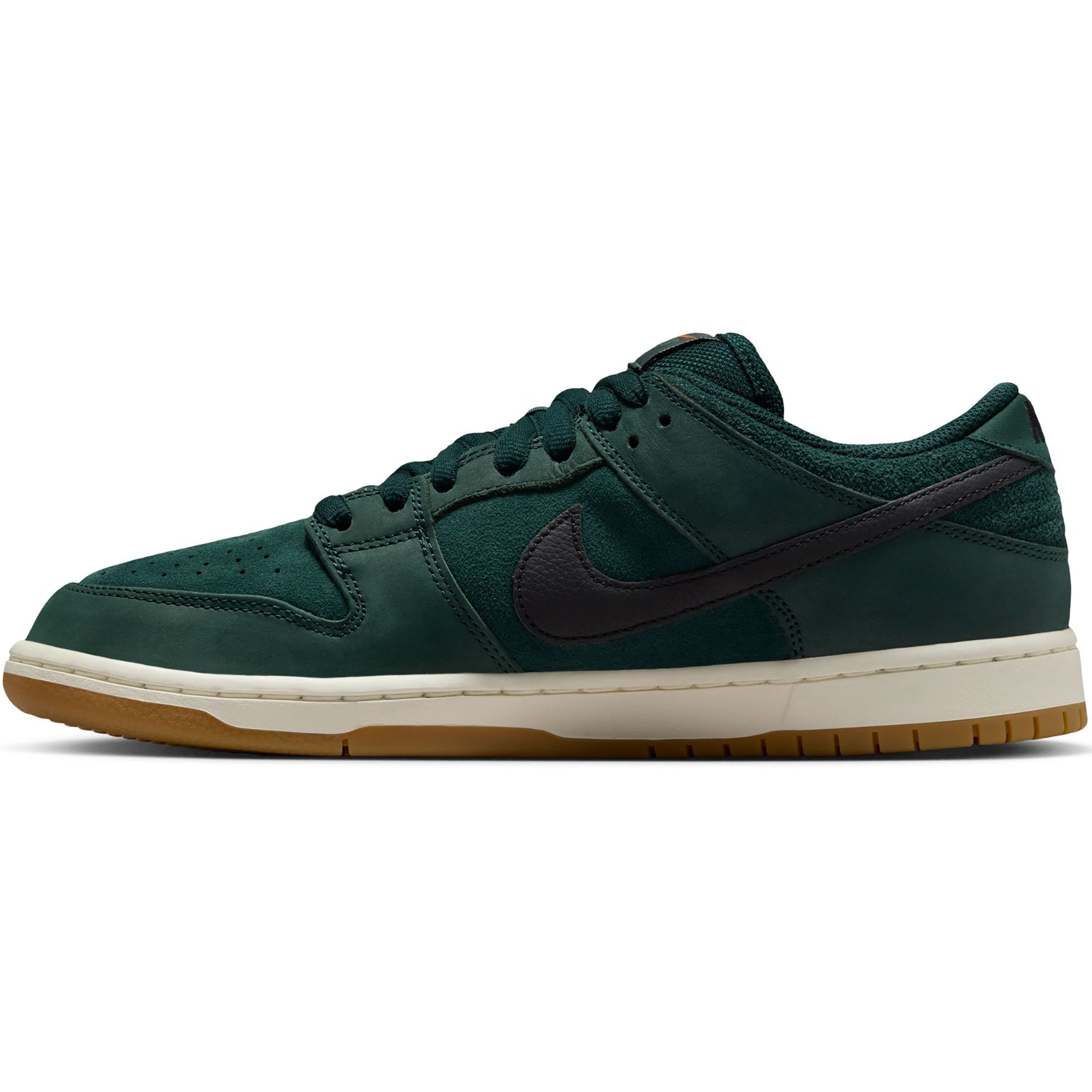 Nike SB Orange Label Dunk Low Pro ISO Shoes Deep Fir/Black-Fir-Sail