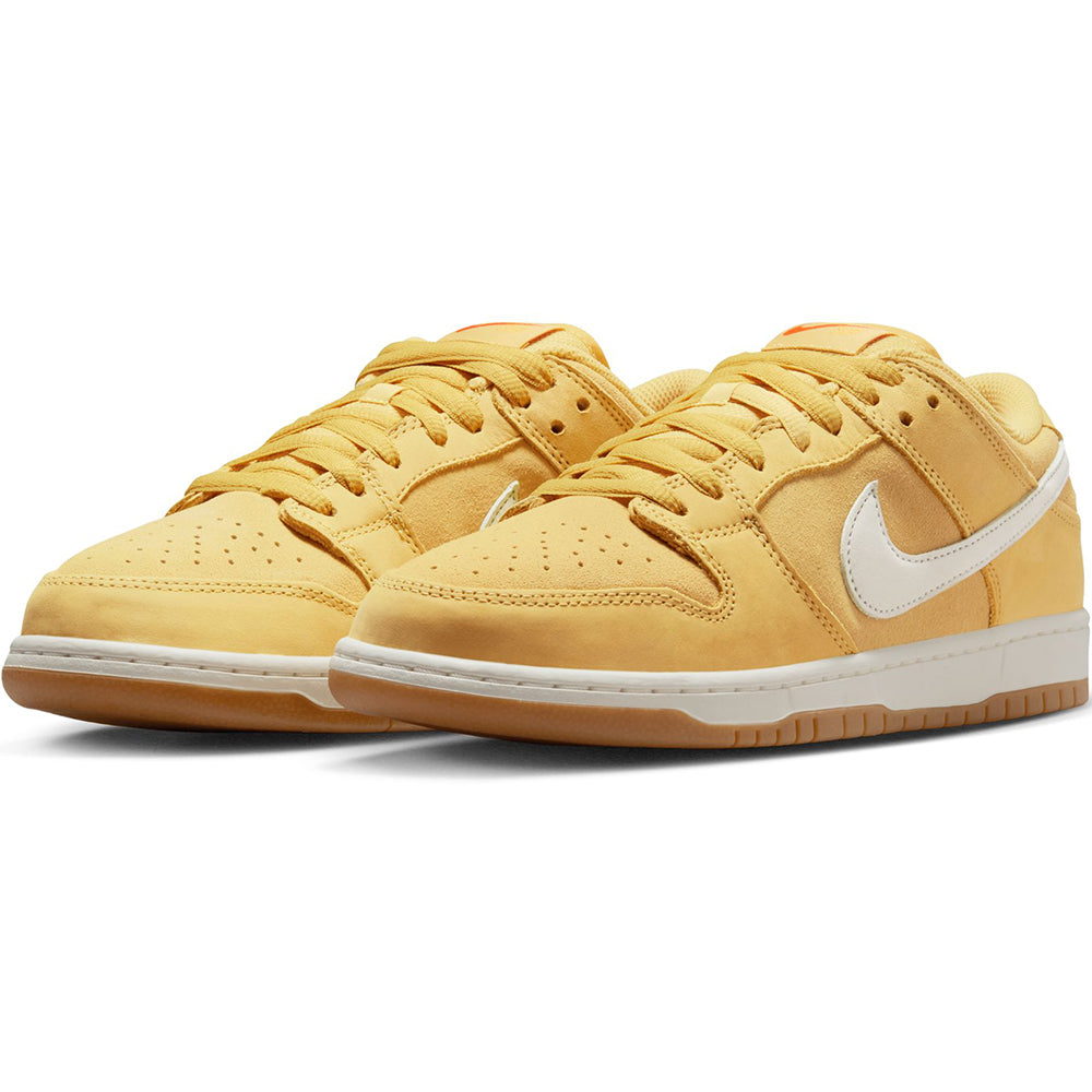 Nike SB Orange Label Dunk Low Pro ISO Shoes Saturn Gold/Sail-Saturn Gold-Solar Flare