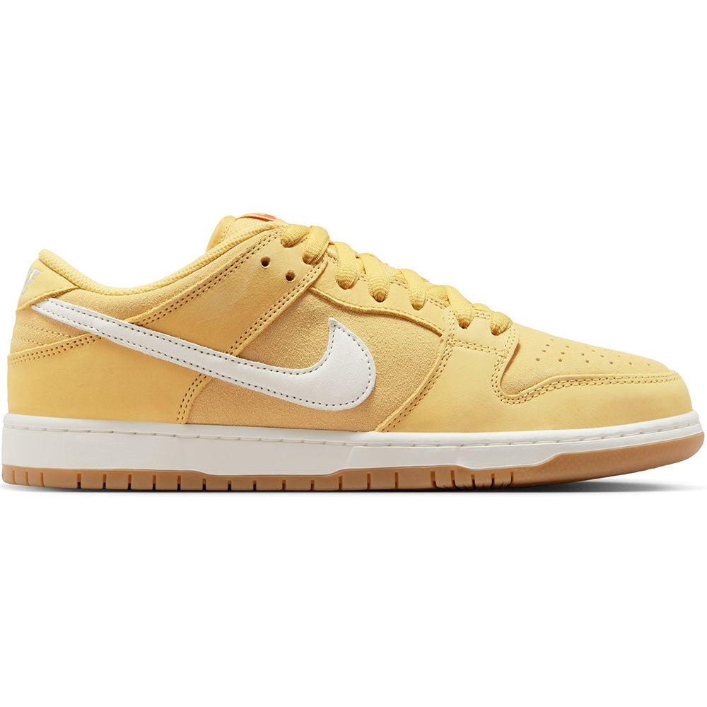 Nike SB Orange Label Dunk Low Pro ISO Shoes Saturn Gold/Sail-Saturn Gold-Solar Flare