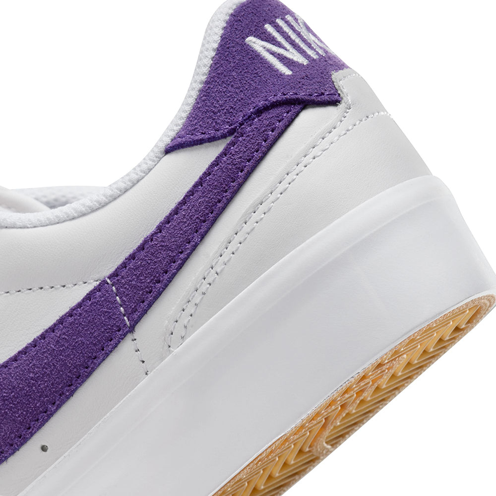 Nike SB Orange Label Zoom Pogo Plus ISO Shoes White/Court Purple-White-Gum Light Brown