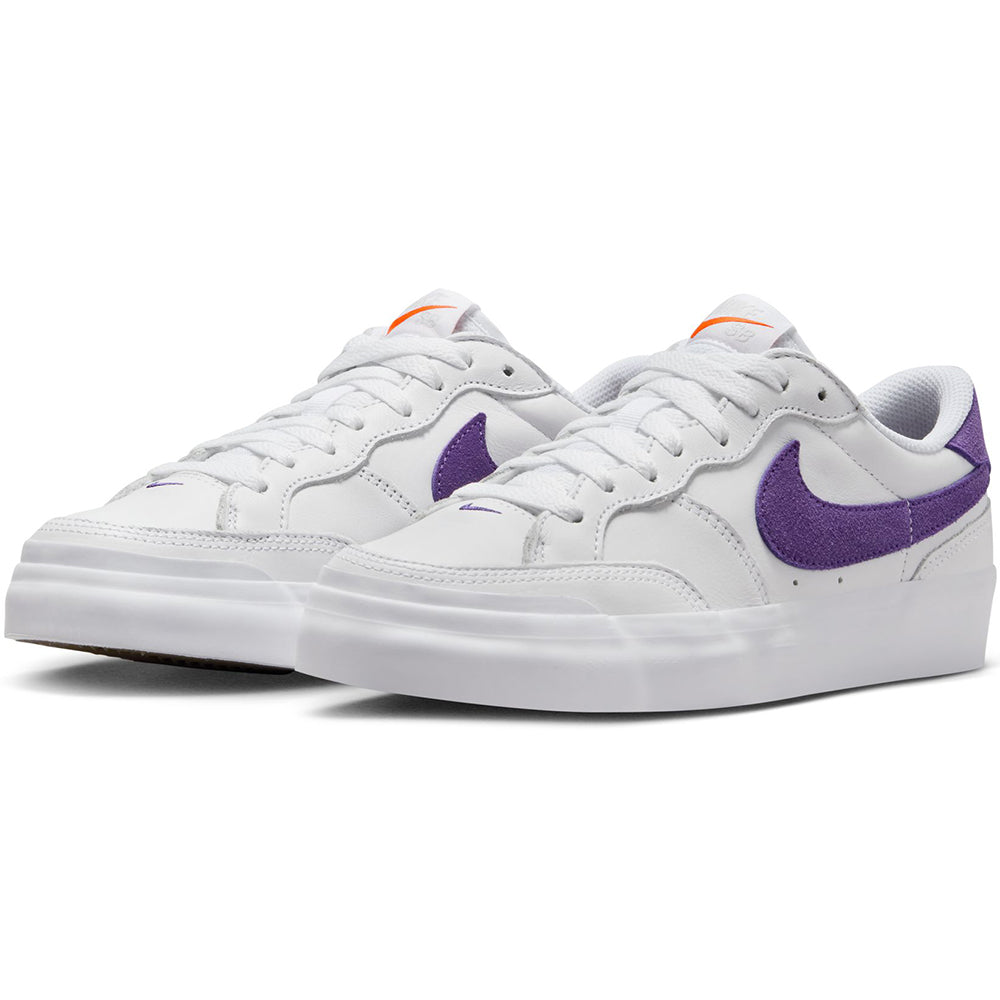 Nike SB Orange Label Zoom Pogo Plus ISO Shoes White/Court Purple-White-Gum Light Brown