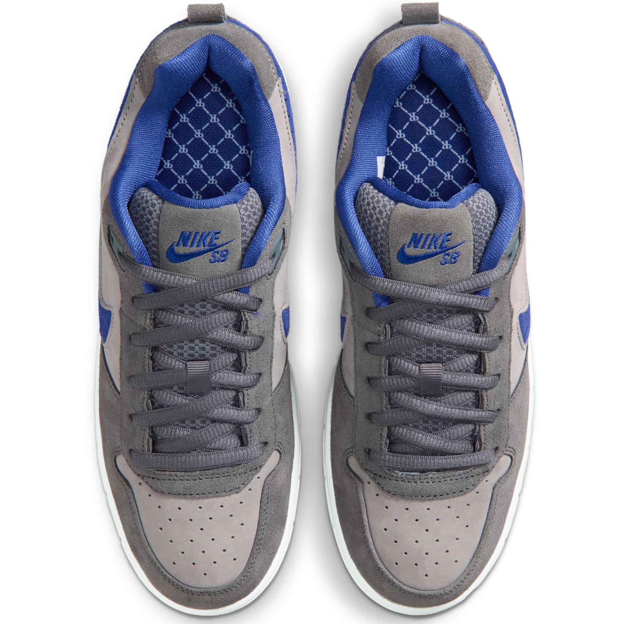 Nike SB Paul Rodriguez Zoom Air Low "Dodgers" Shoes Flint Grey/Deep Royal Blue-Flint Grey